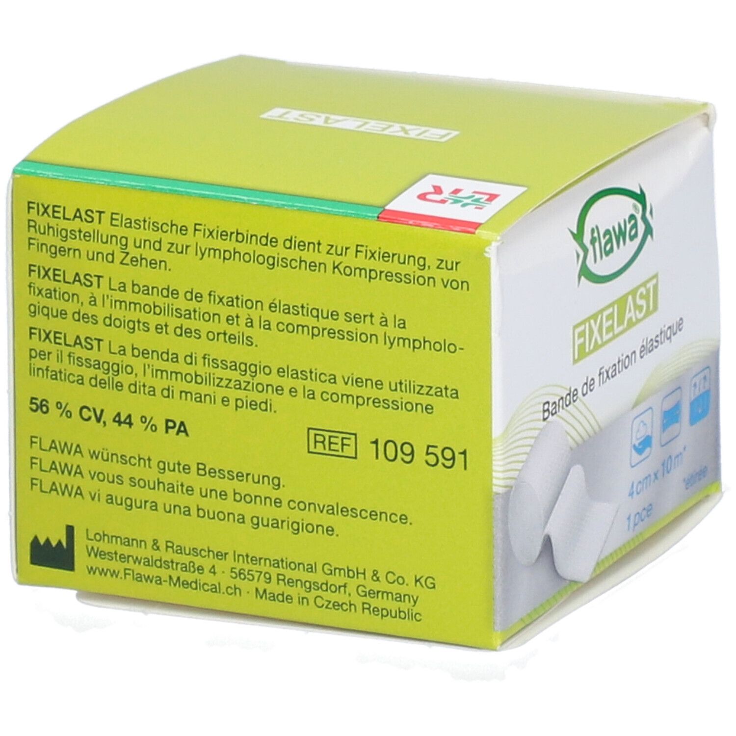flawa® Fixelast Bande de fixation élastique 4 cm x 10 m