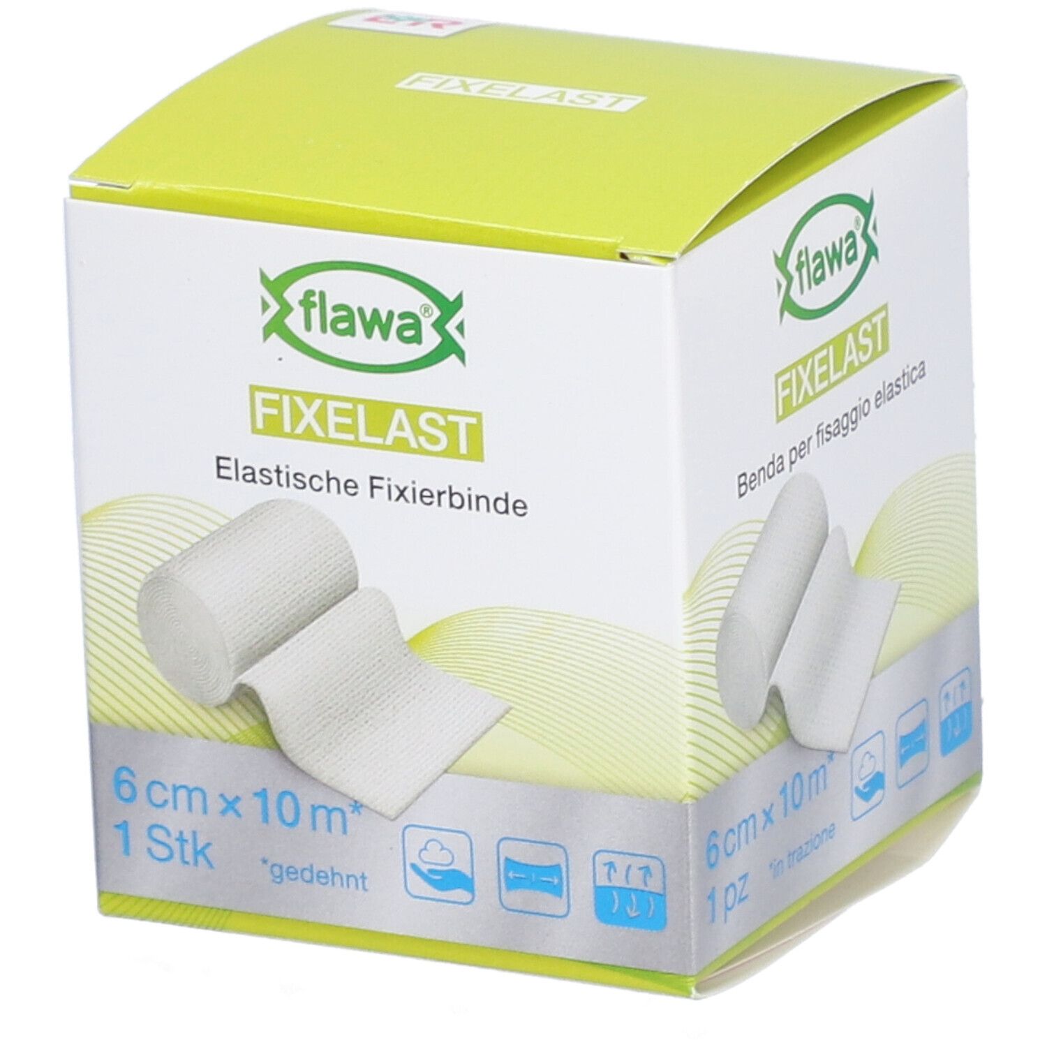 flawa® Fixelast bande de fixation élastique 6 cm x 10 m