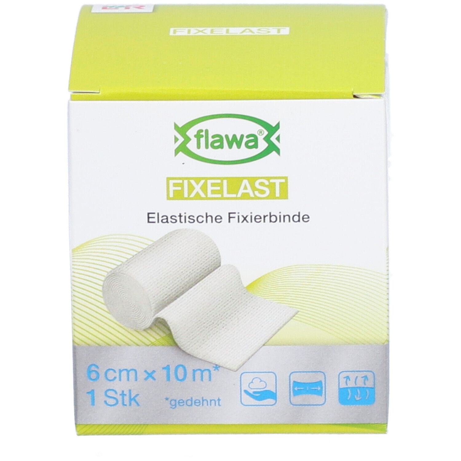 flawa® Fixelast bande de fixation élastique 6 cm x 10 m
