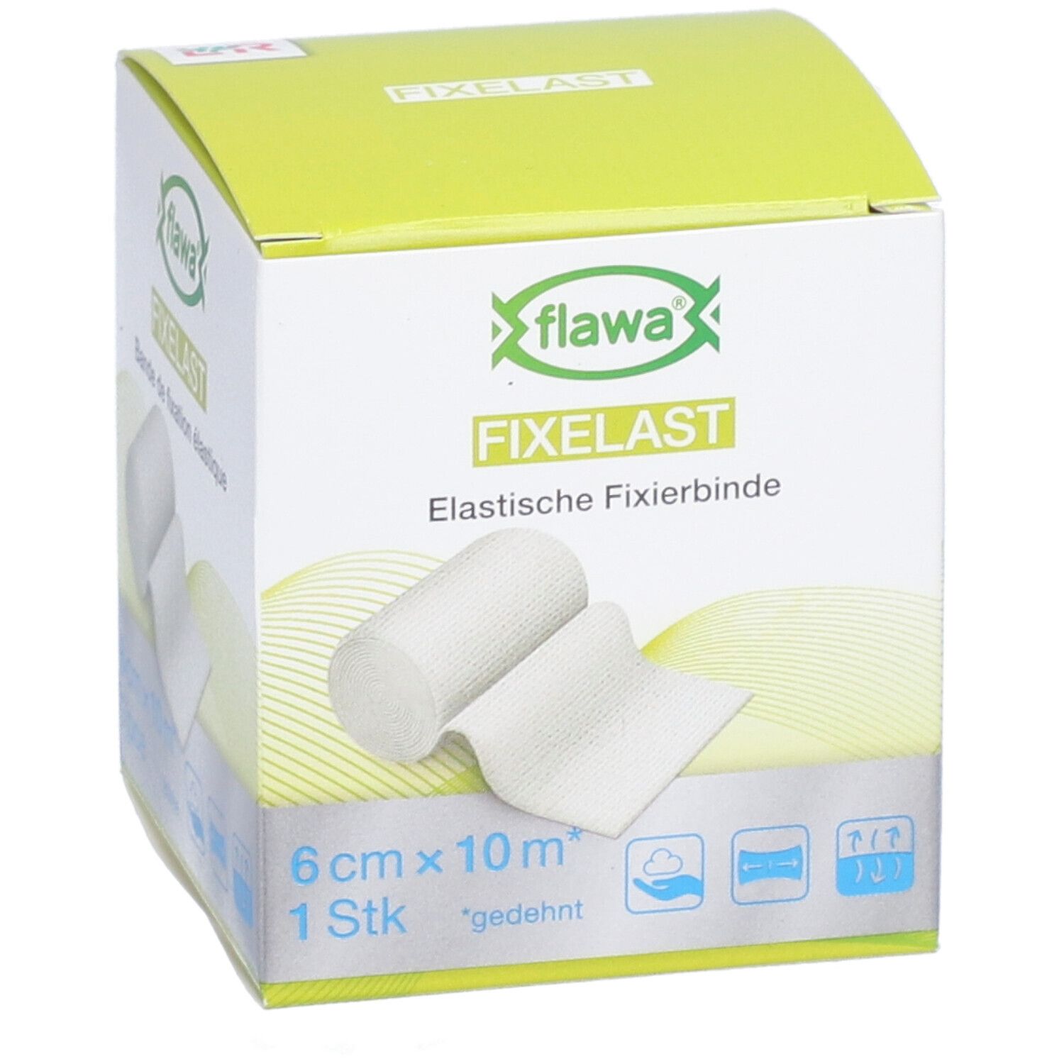 flawa® Fixelast bande de fixation élastique 6 cm x 10 m
