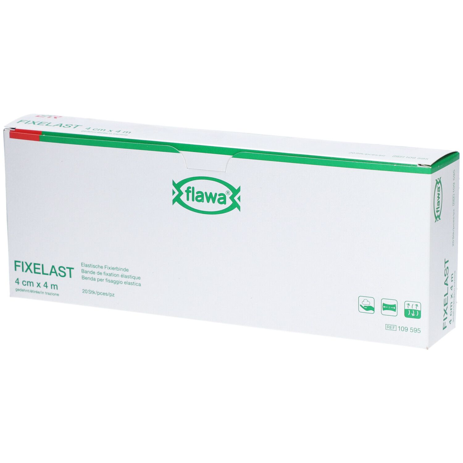 flawa® Fixelast Elastische bevestigingstape 4 cm x 4 m