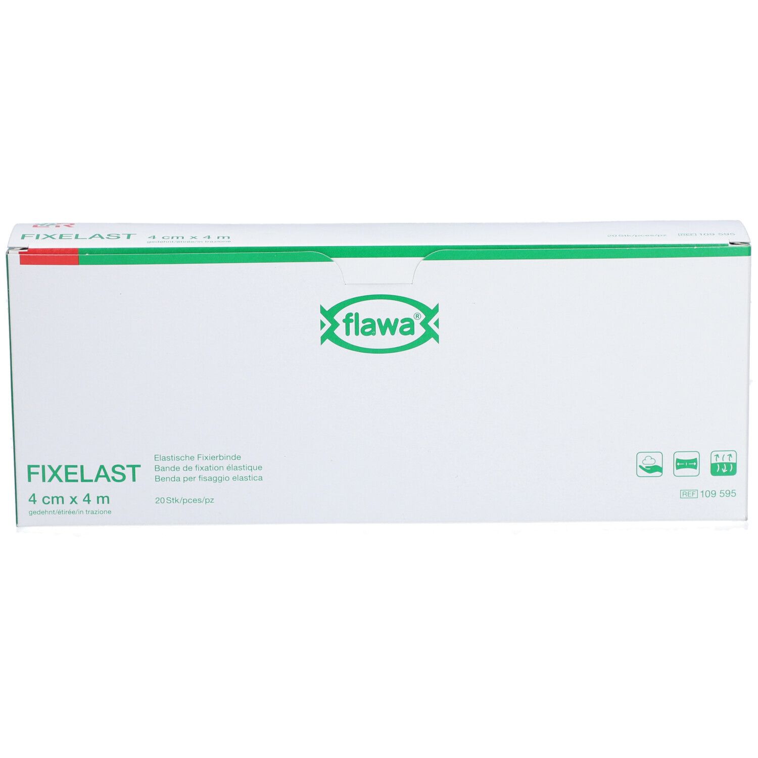 flawa® Fixelast Elastische bevestigingstape 4 cm x 4 m