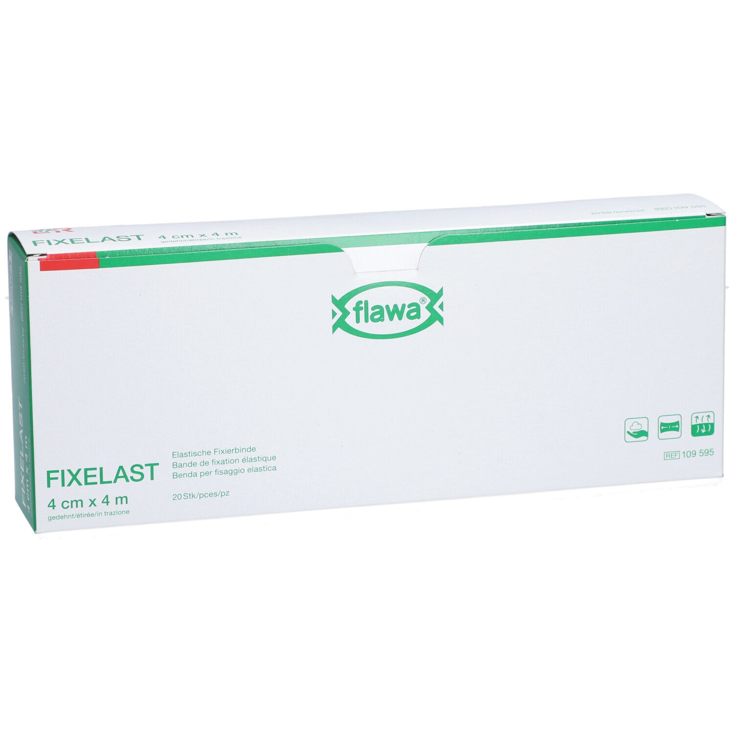 flawa® Fixelast Elastische bevestigingstape 4 cm x 4 m