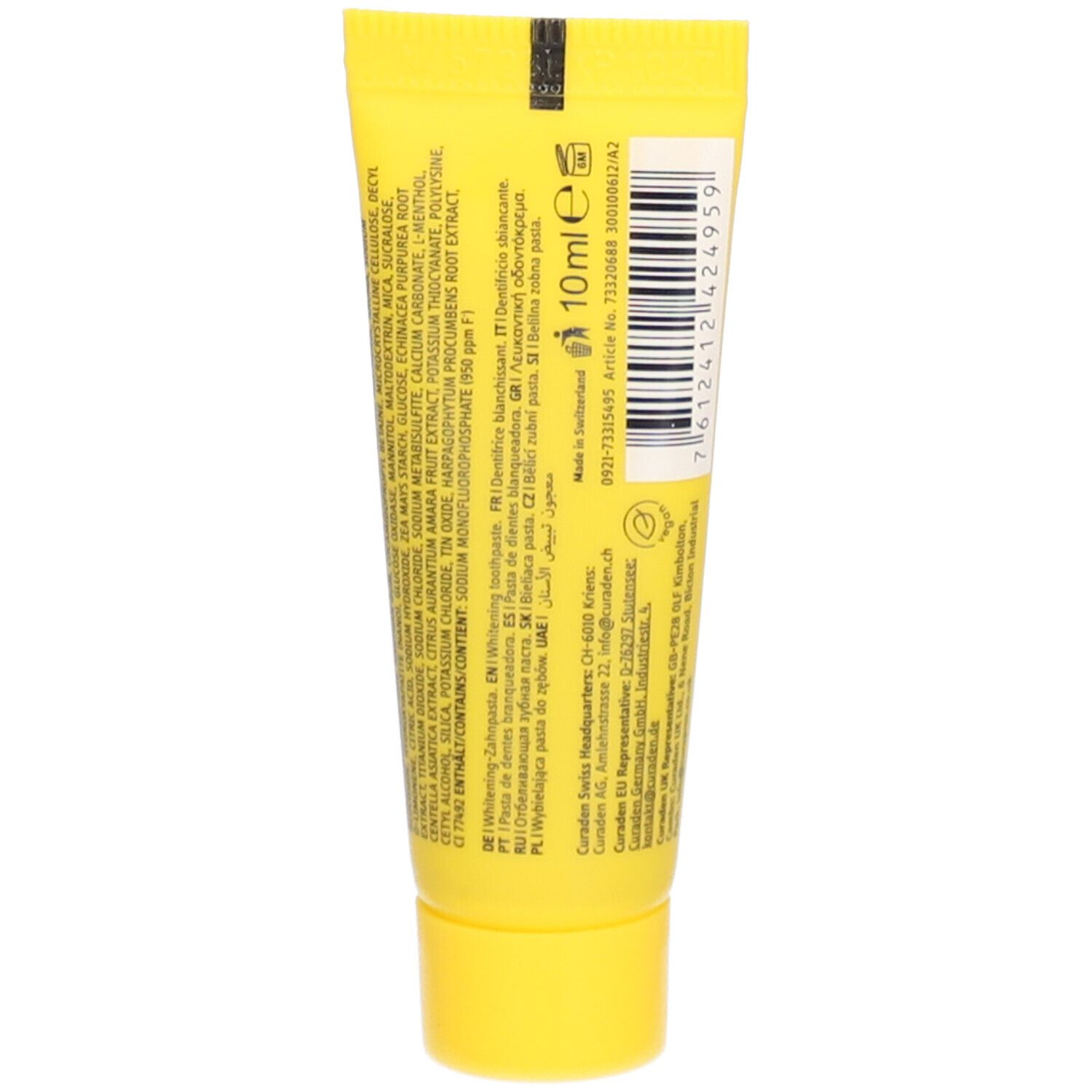 Curaprox Be You Dentifrice Jaune
