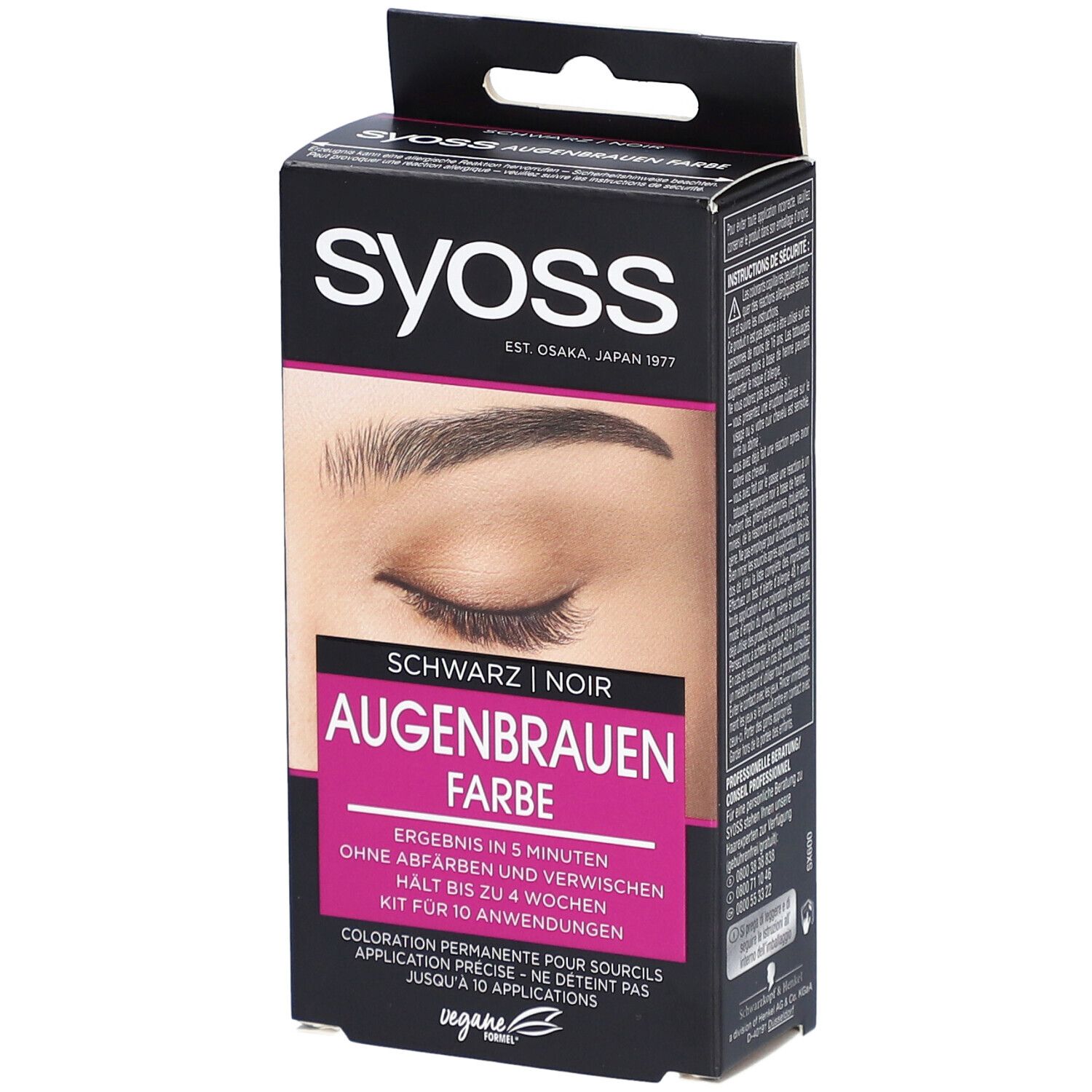SYOSS Zwarte Wenkbrauw Kit