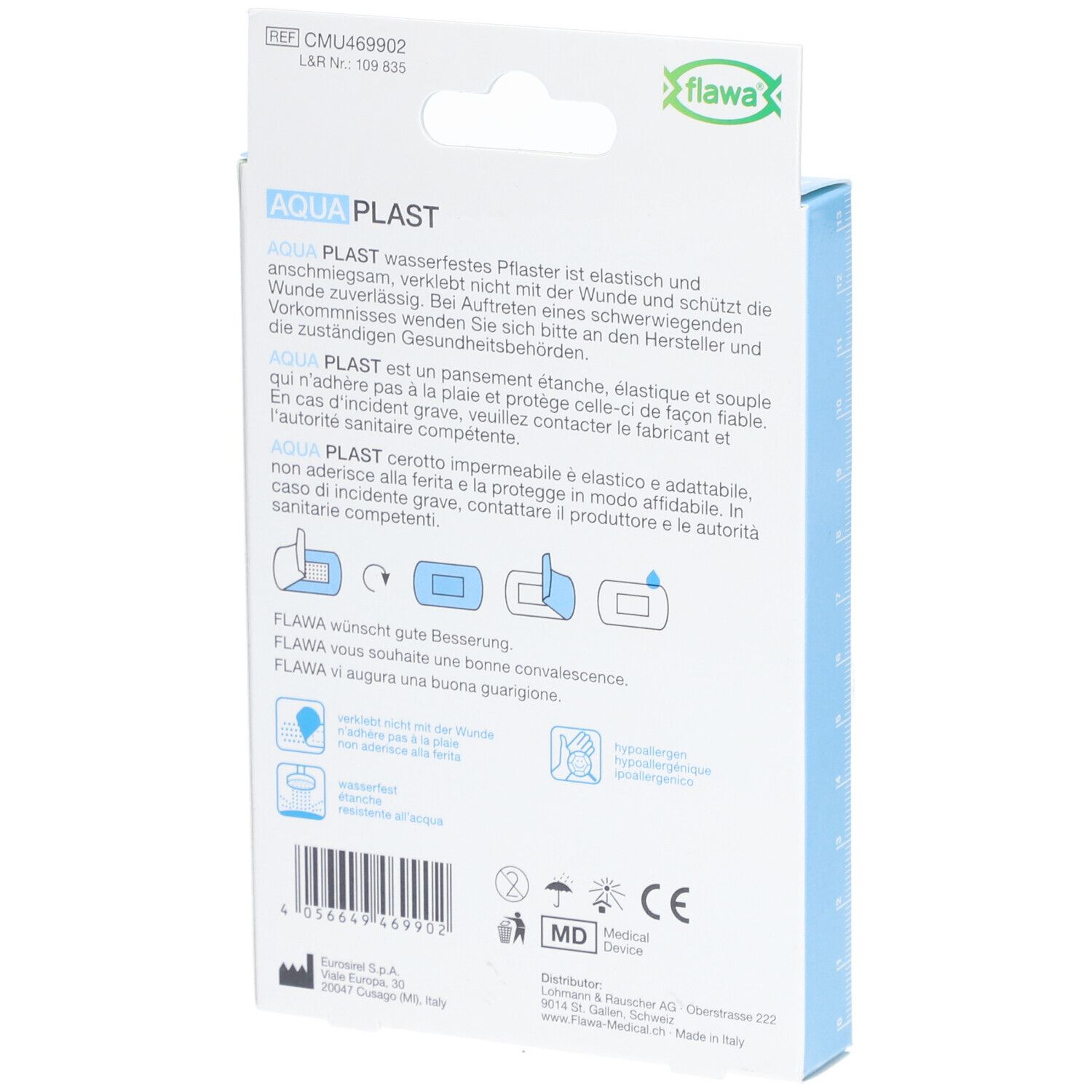 flawa® Aqua Plast 5 pièces 7.5x10cm
