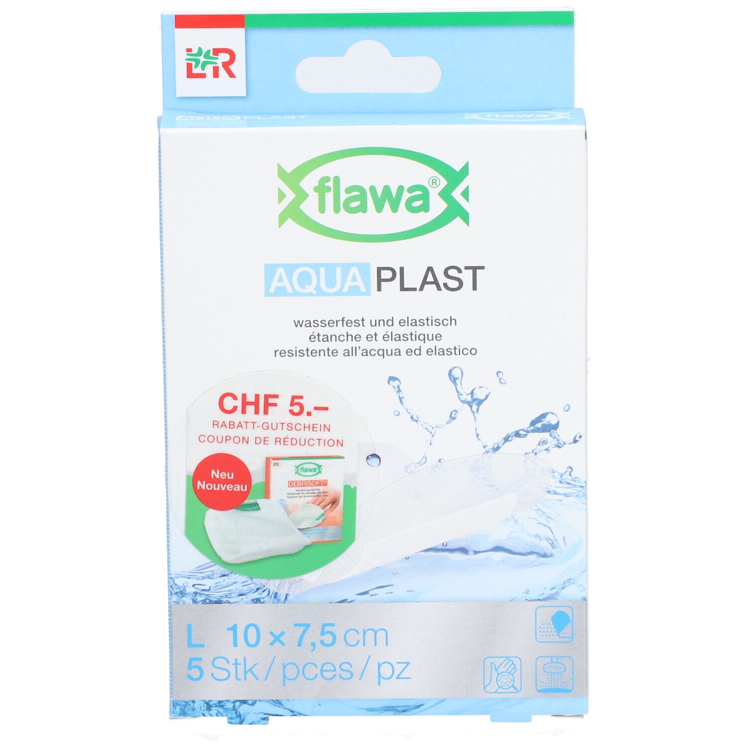flawa® Aqua Plast 5 pièces 7.5x10cm