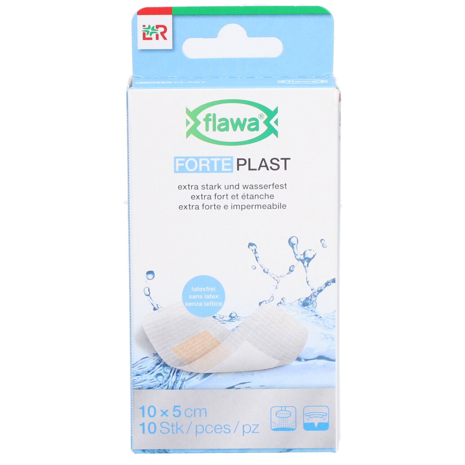 flawa® Forte Plast 10 stuks 5 x 10 cm