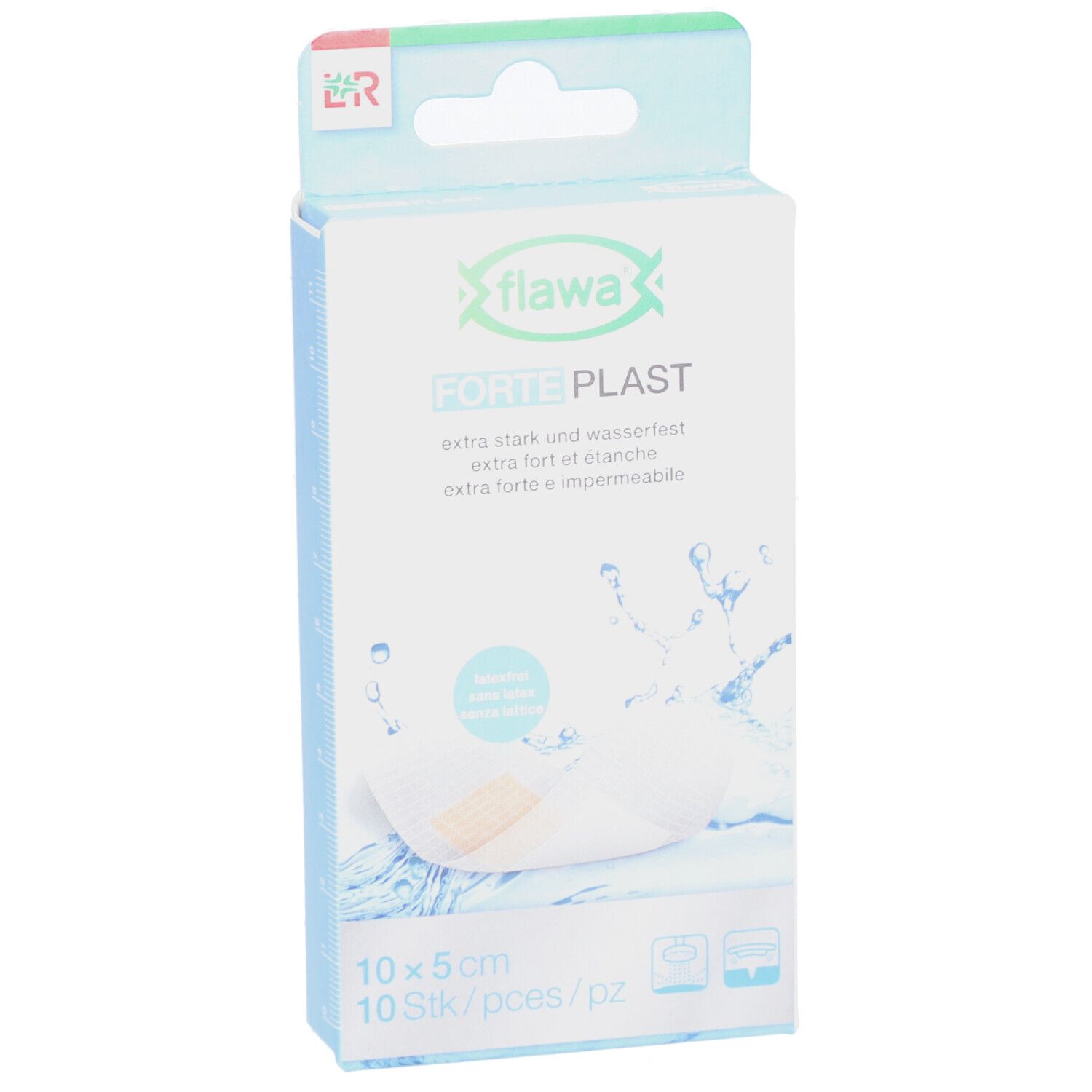 flawa® Forte Plast 10 stuks 5 x 10 cm