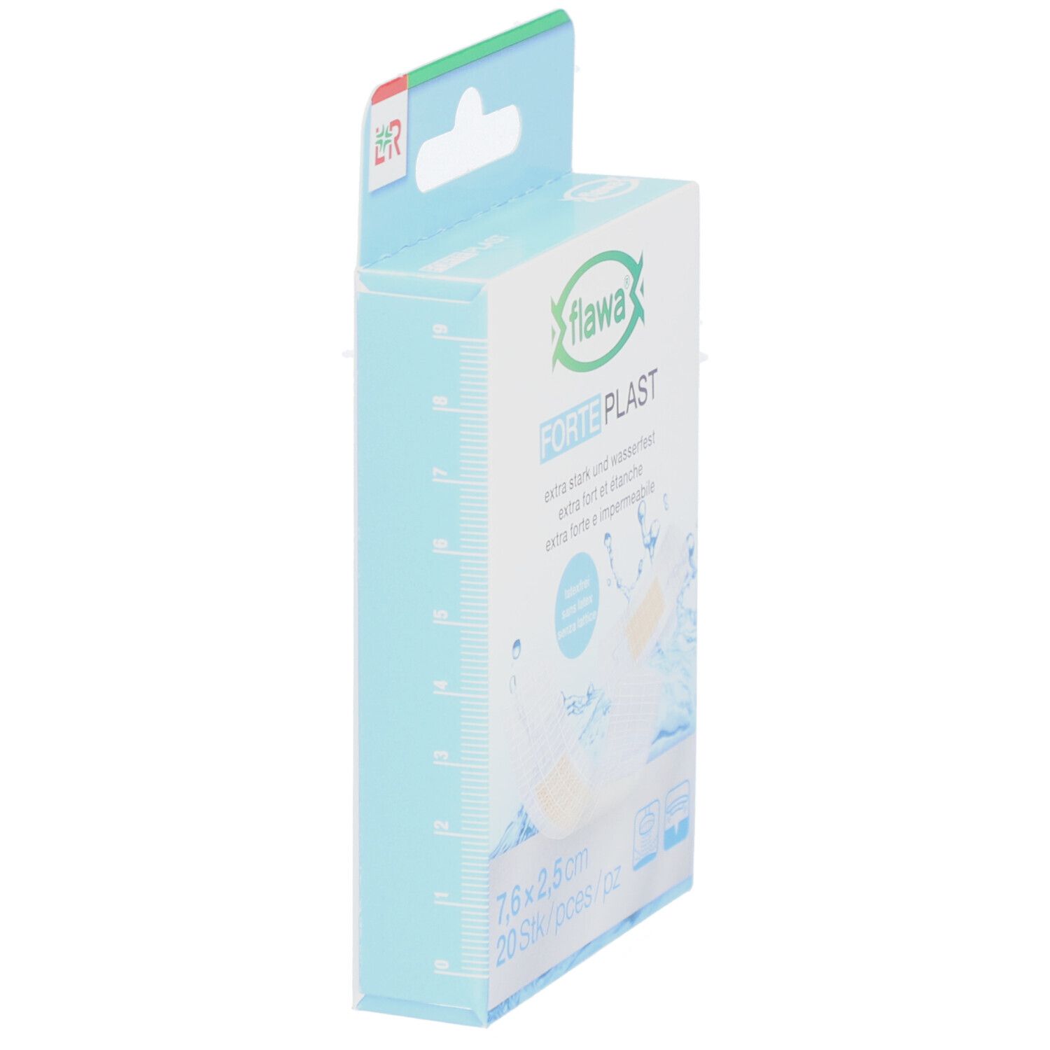 Flawa Forte Plast Extra sterk en waterdicht 2.5x7.6cm