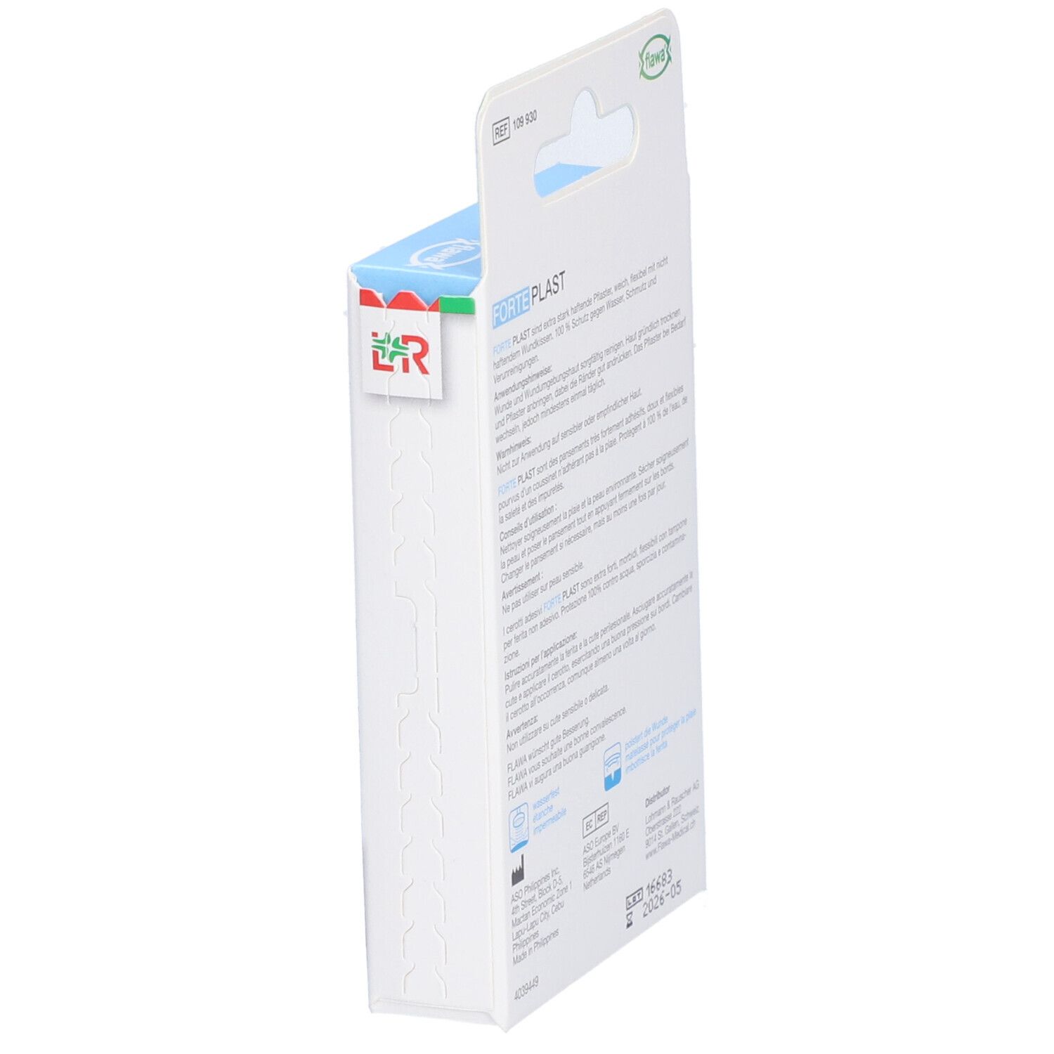 Flawa Forte Plast Extra sterk en waterdicht 2.5x7.6cm