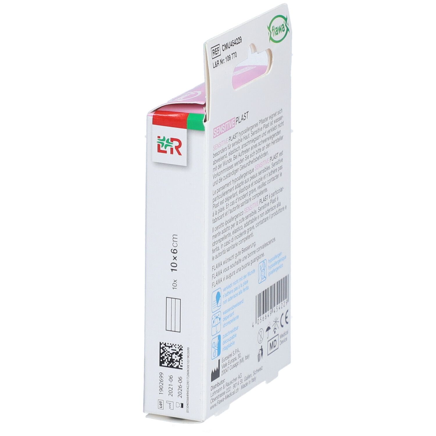 Flawa Sensitive Plast Pleister 10 x 6 cm