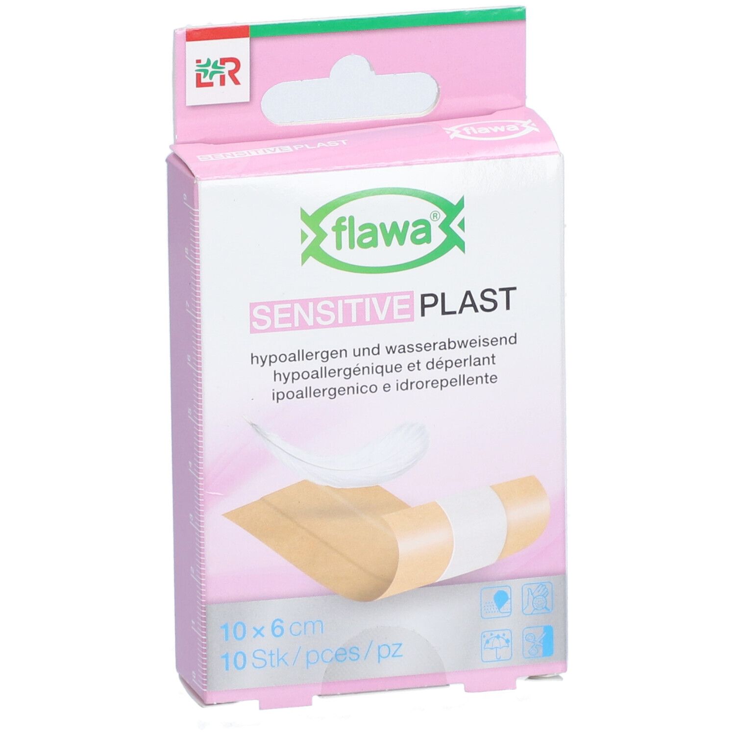 Flawa Sensitive Plast Pleister 10 x 6 cm