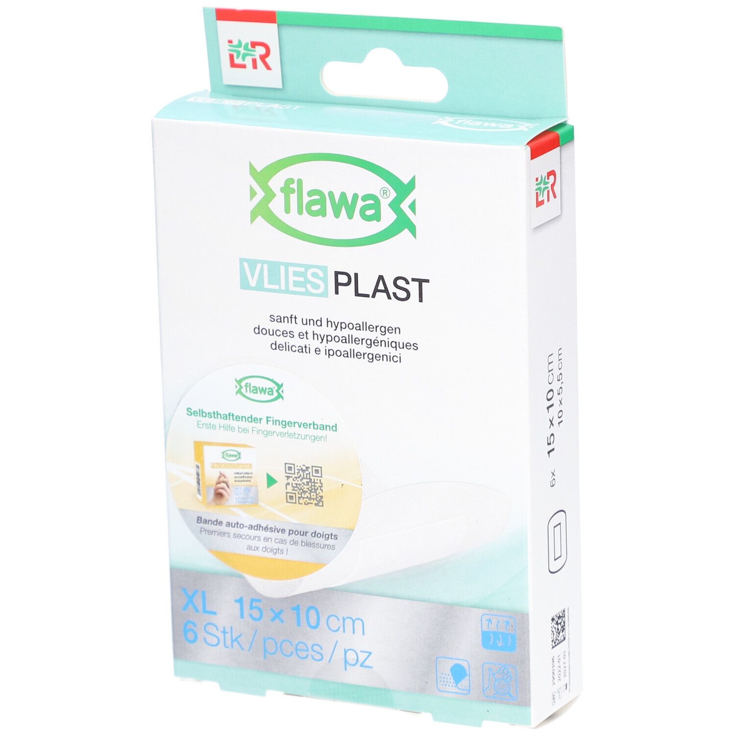 flawa® Fleece Plast Zachte, hypoallergene pleister 10 x 15 cm