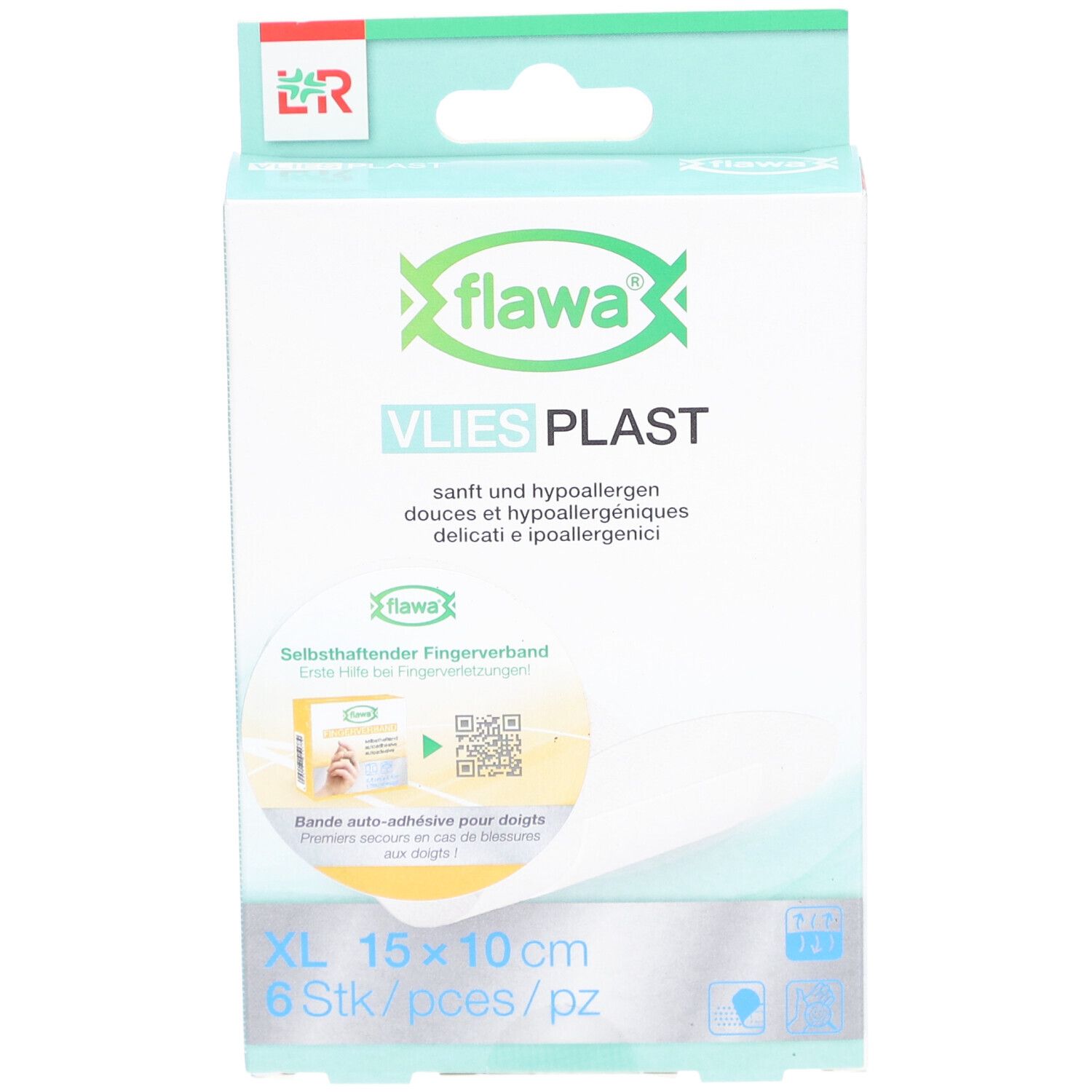 flawa® Fleece Plast Zachte, hypoallergene pleister 10 x 15 cm