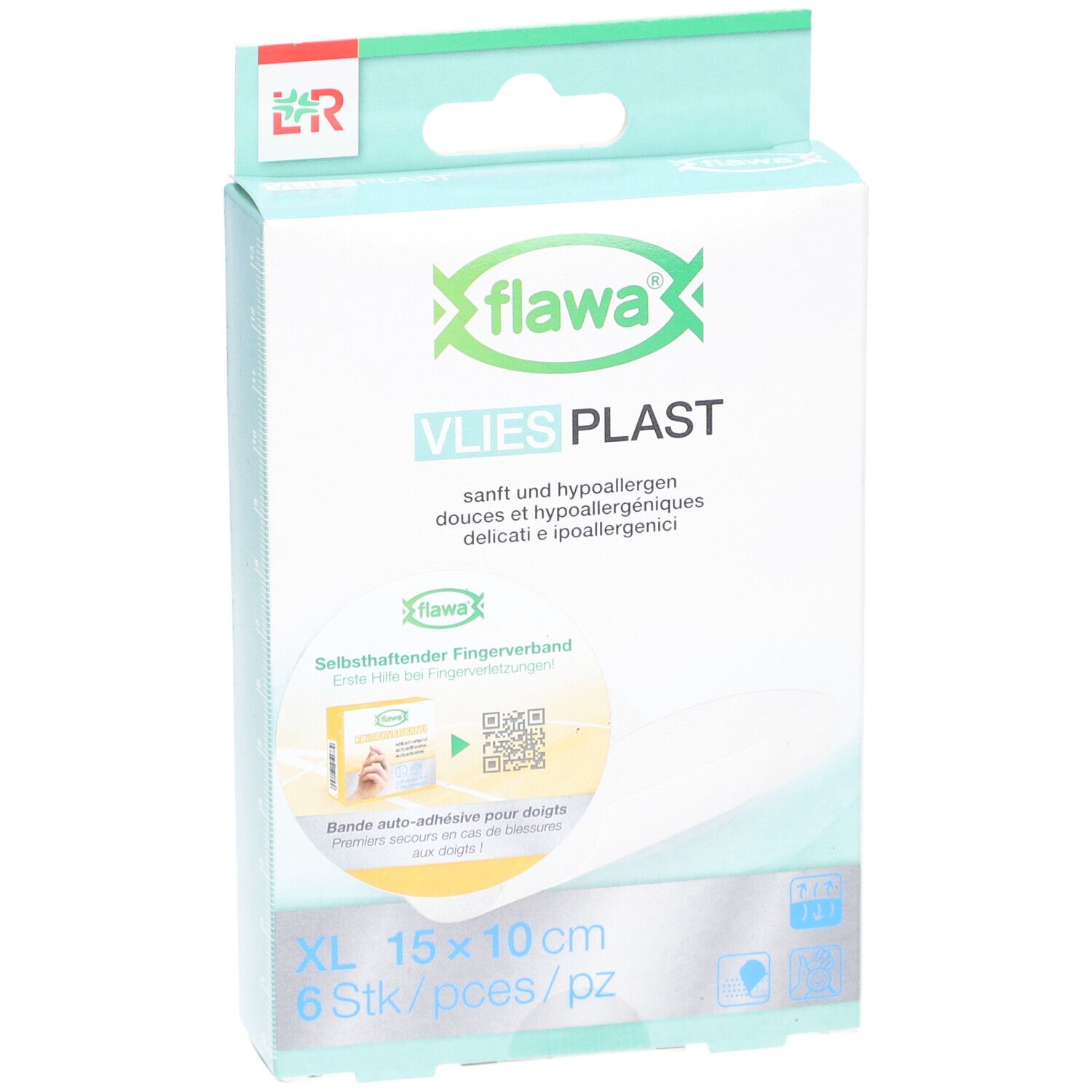 flawa® Fleece Plast Zachte, hypoallergene pleister 10 x 15 cm