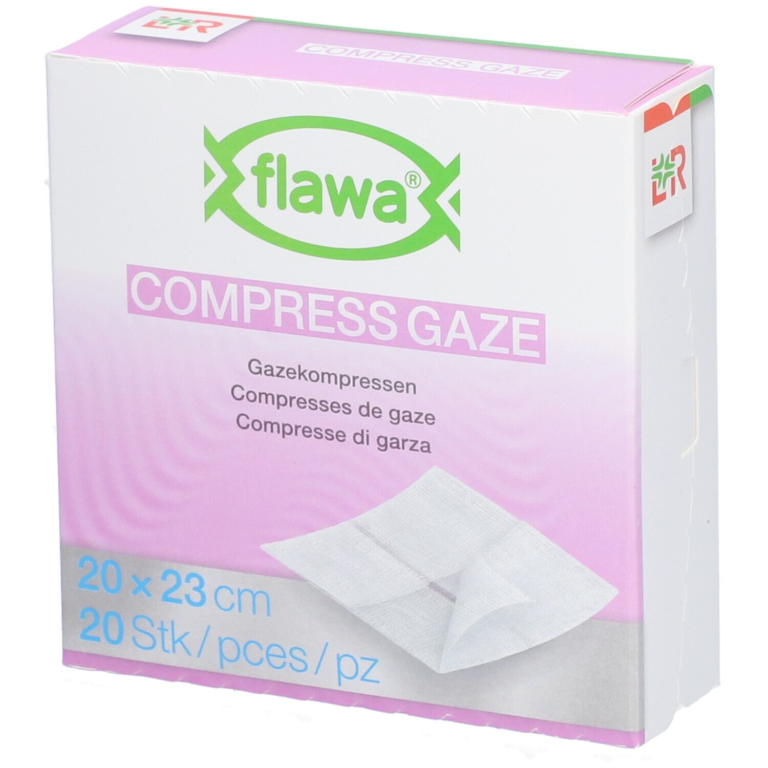 flawa® Compresses de gaze 20 x 23 cm