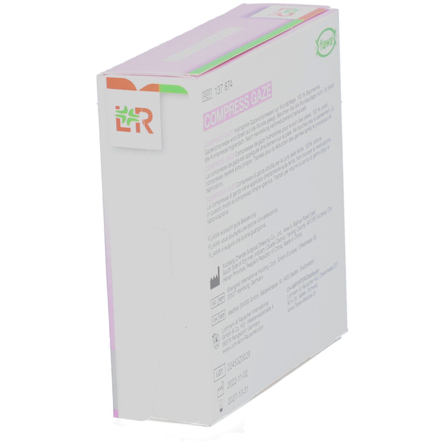 flawa® Compresses de gaze 20 x 23 cm