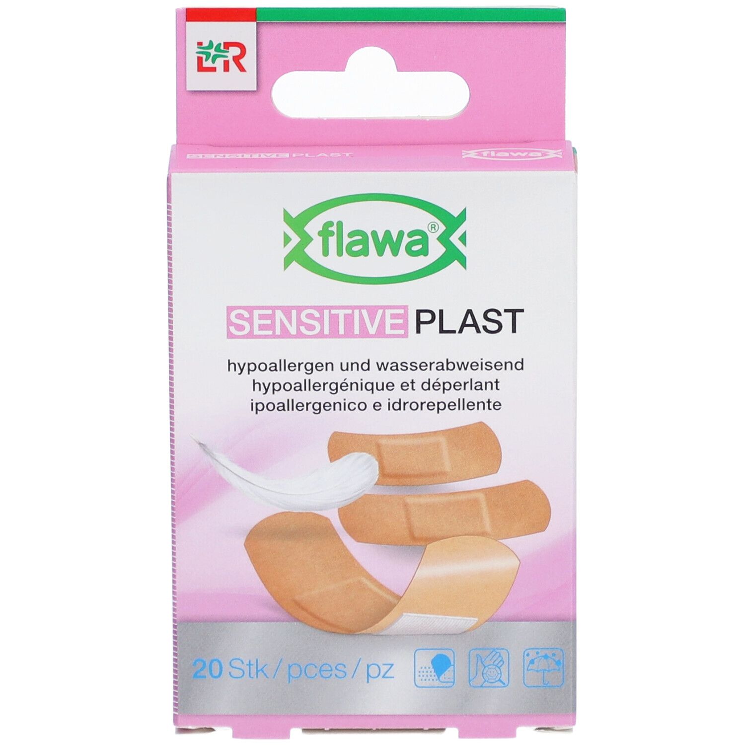 flawa® Sensitive Plast Pansements hypoallergéniques et déperlants