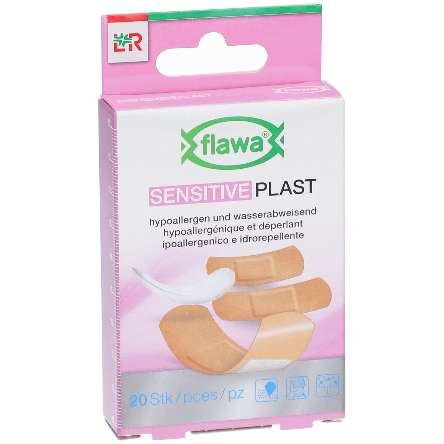 flawa® Sensitive Plast Pansements hypoallergéniques et déperlants