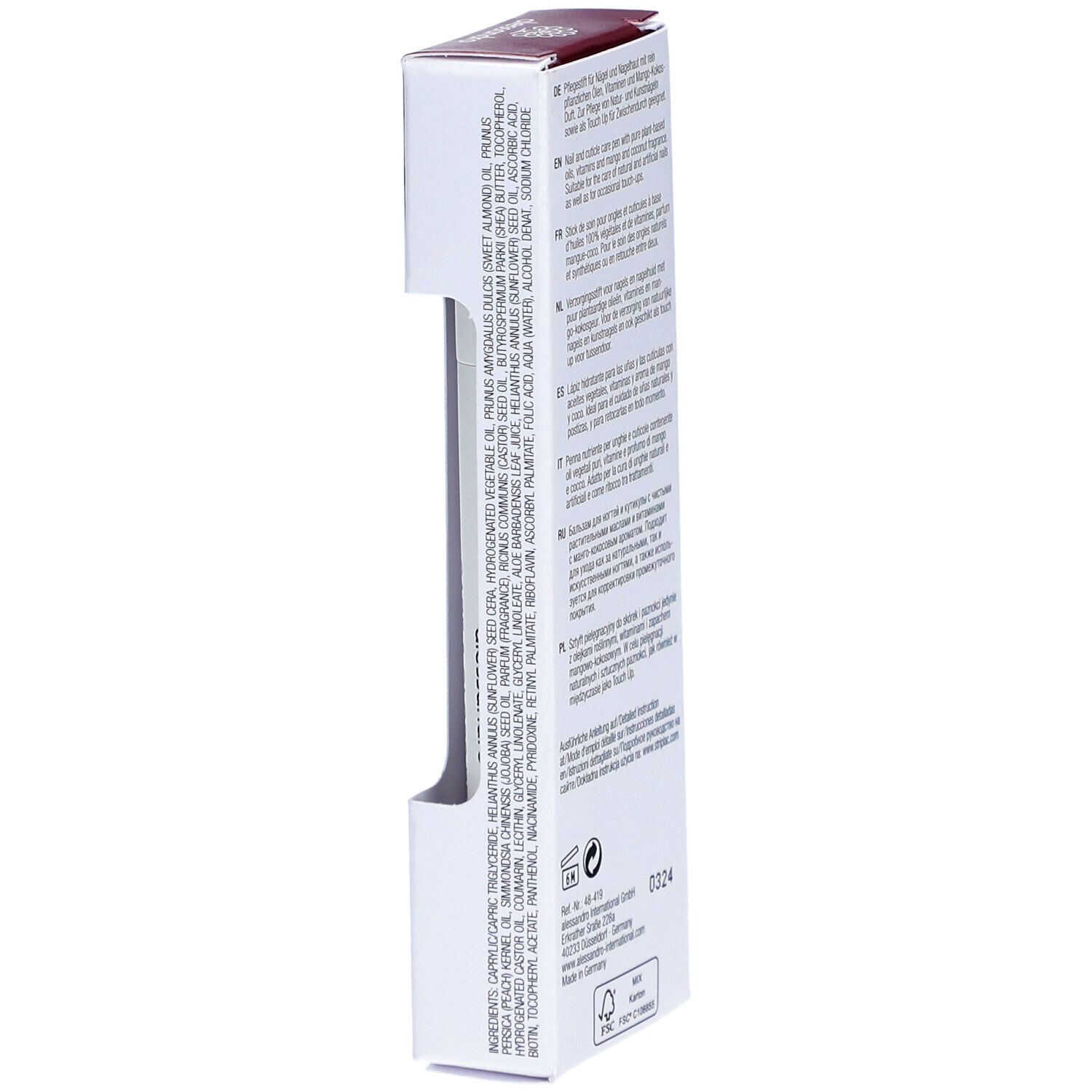 ALESSANDRO Striplac Peel or Soak Stick de Soin