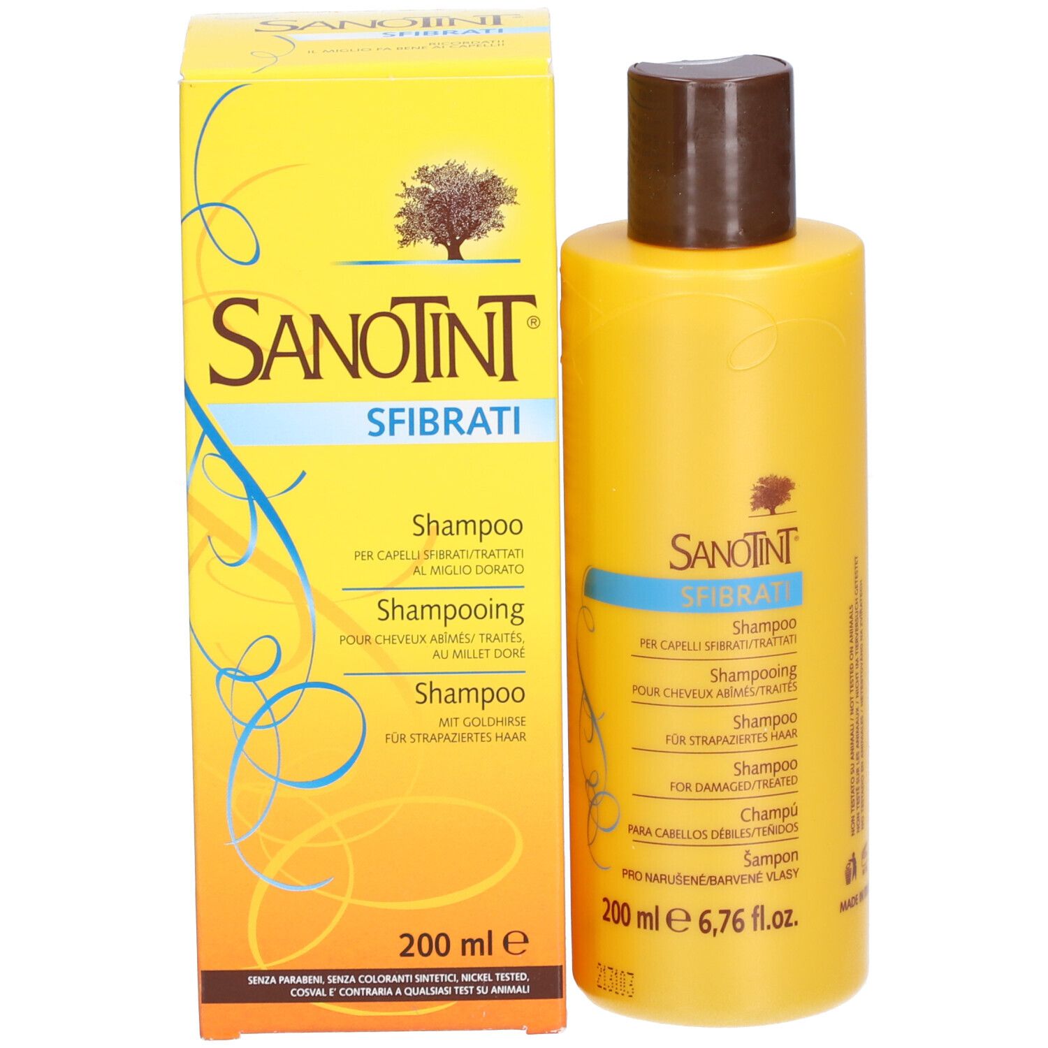 SANOTINT® Sfibrati Shampoo voor beschadigd haar