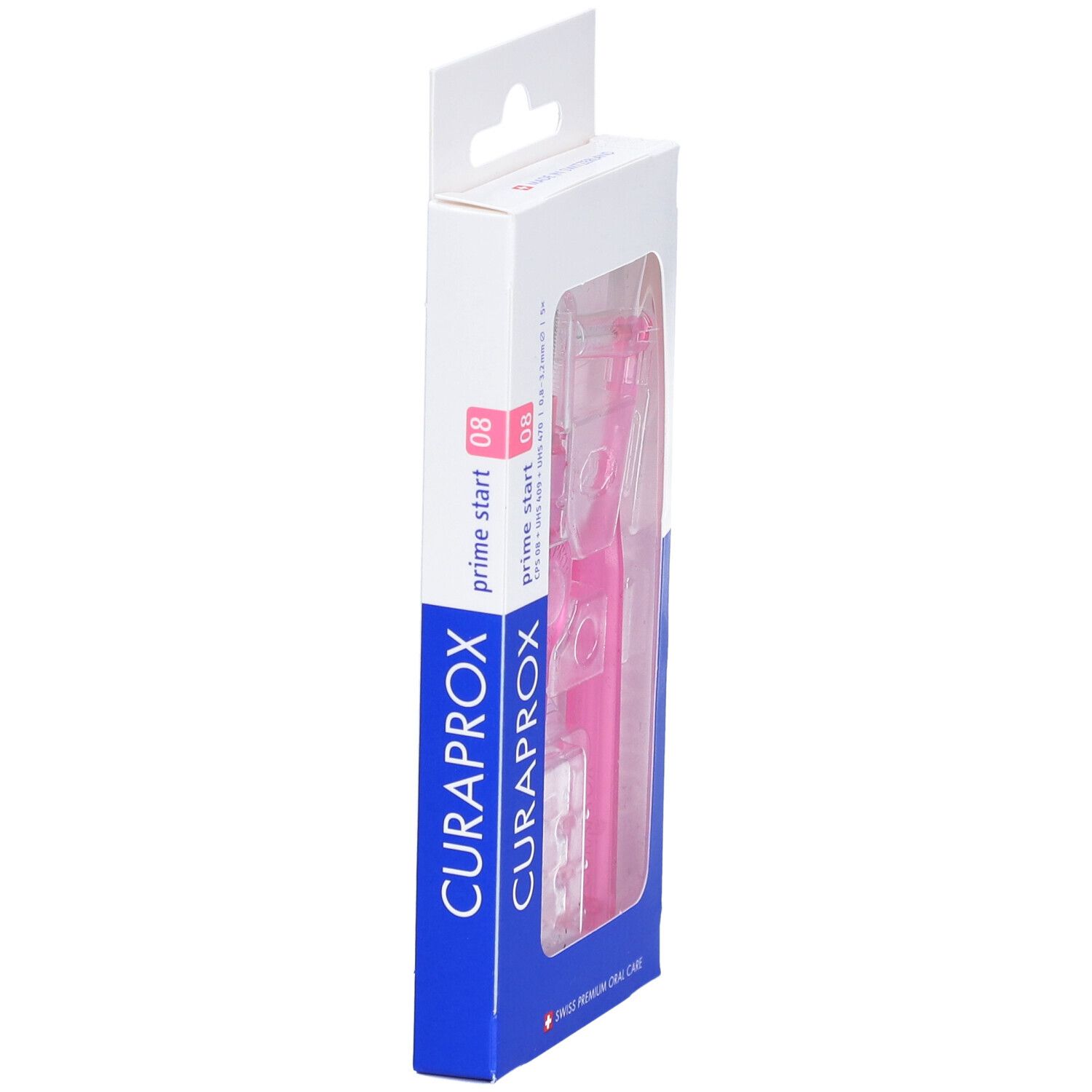 Curaprox CPS 08 Start Brossettes Interdentaires 5 pièces + 1 manche