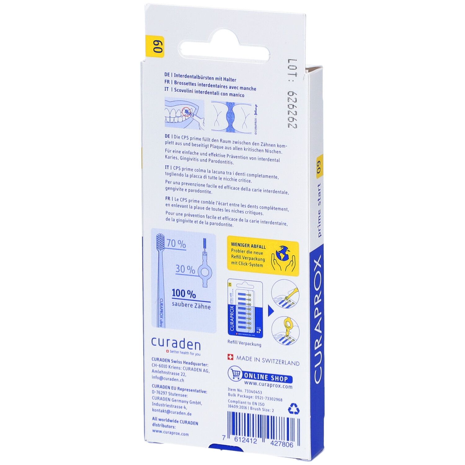 Curaprox CPS 09 Start brossettes interdentaires