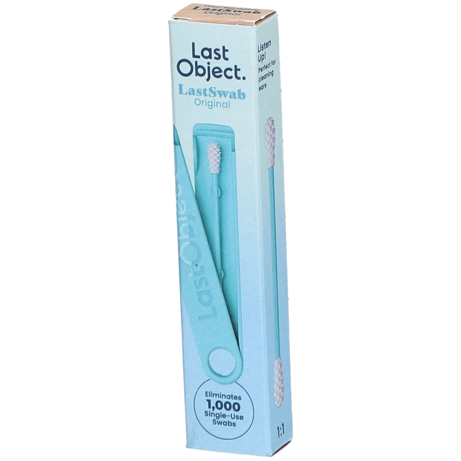 LastObject LastSwab herbruikbaar wattenstaafje turquoise