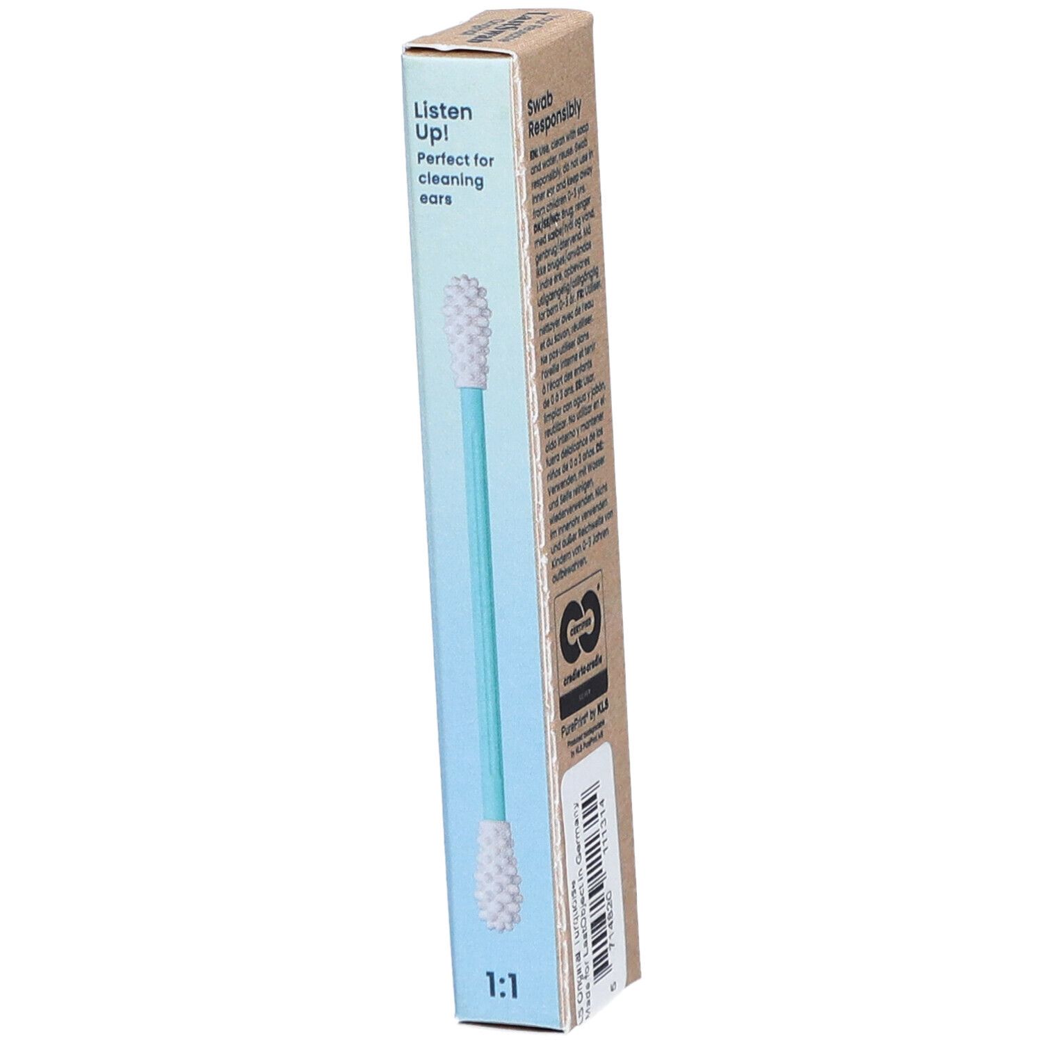LastObject LastSwab herbruikbaar wattenstaafje turquoise