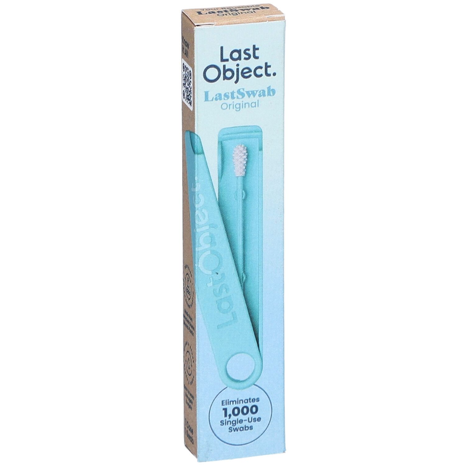 LastObject LastSwab herbruikbaar wattenstaafje turquoise