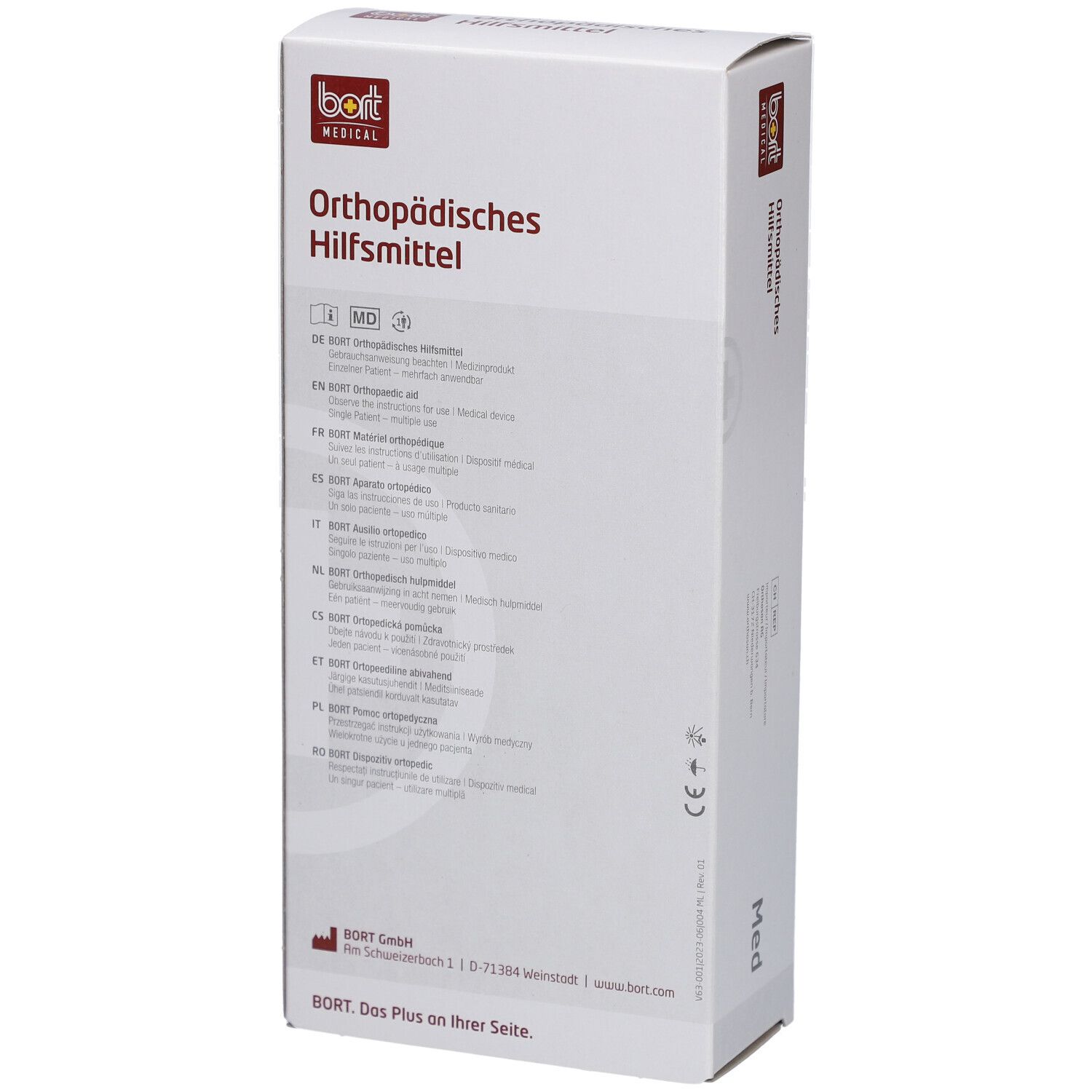 BORT DigiSoft® vingerorthese maat 2 +19cm grijs