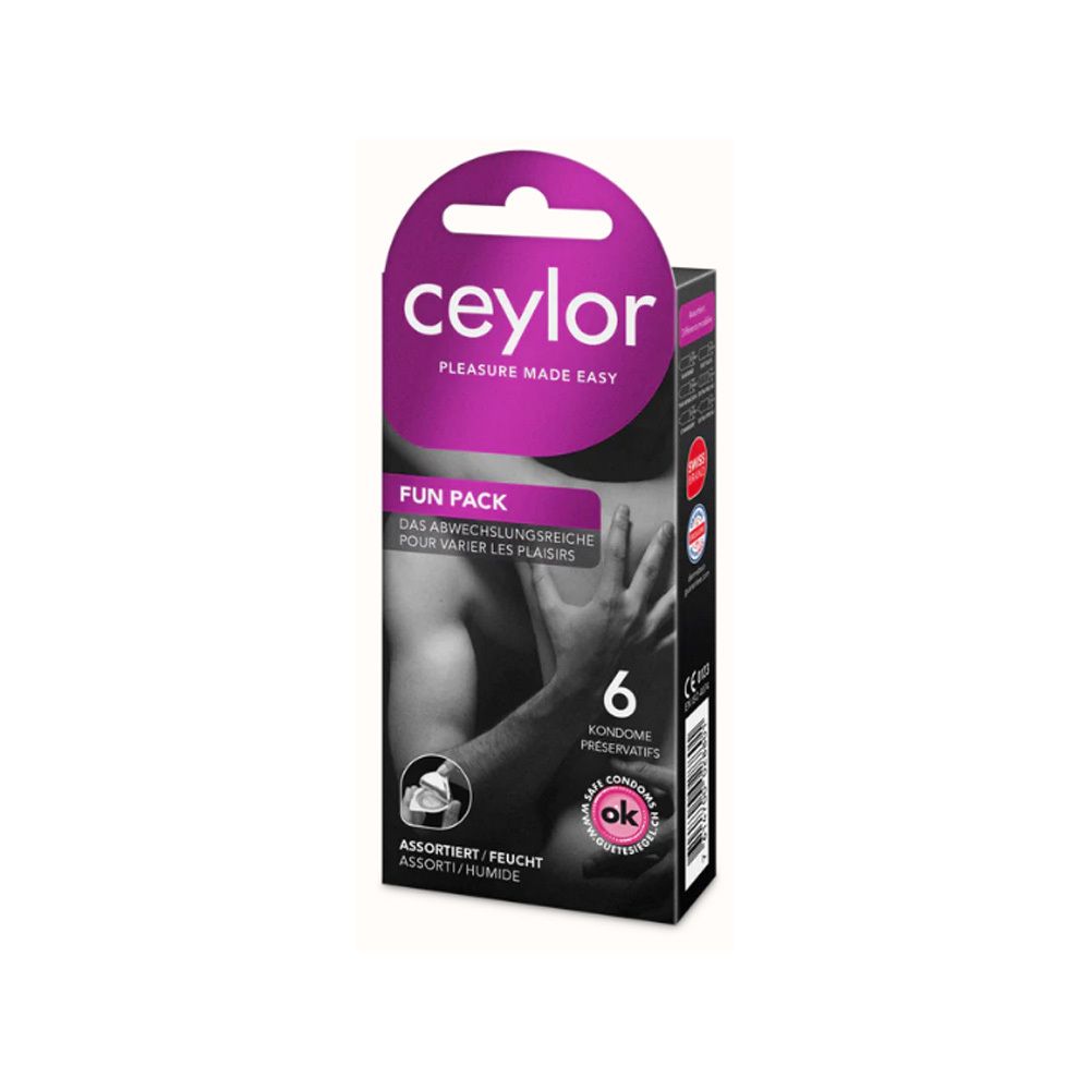 Ceylor Fun pack Assortiment condooms met reservoir