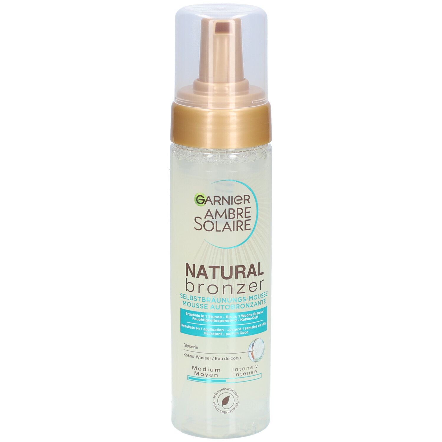 Garnier Mousse autobronzante, autobronzant traitant pour un bronzage naturel et sans taches