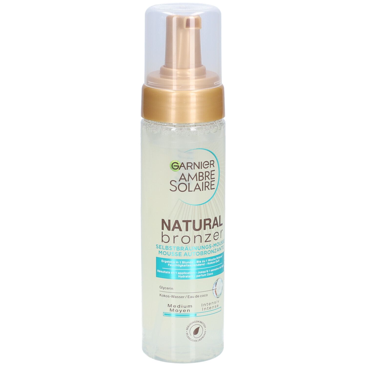 Garnier Mousse autobronzante, autobronzant traitant pour un bronzage naturel et sans taches