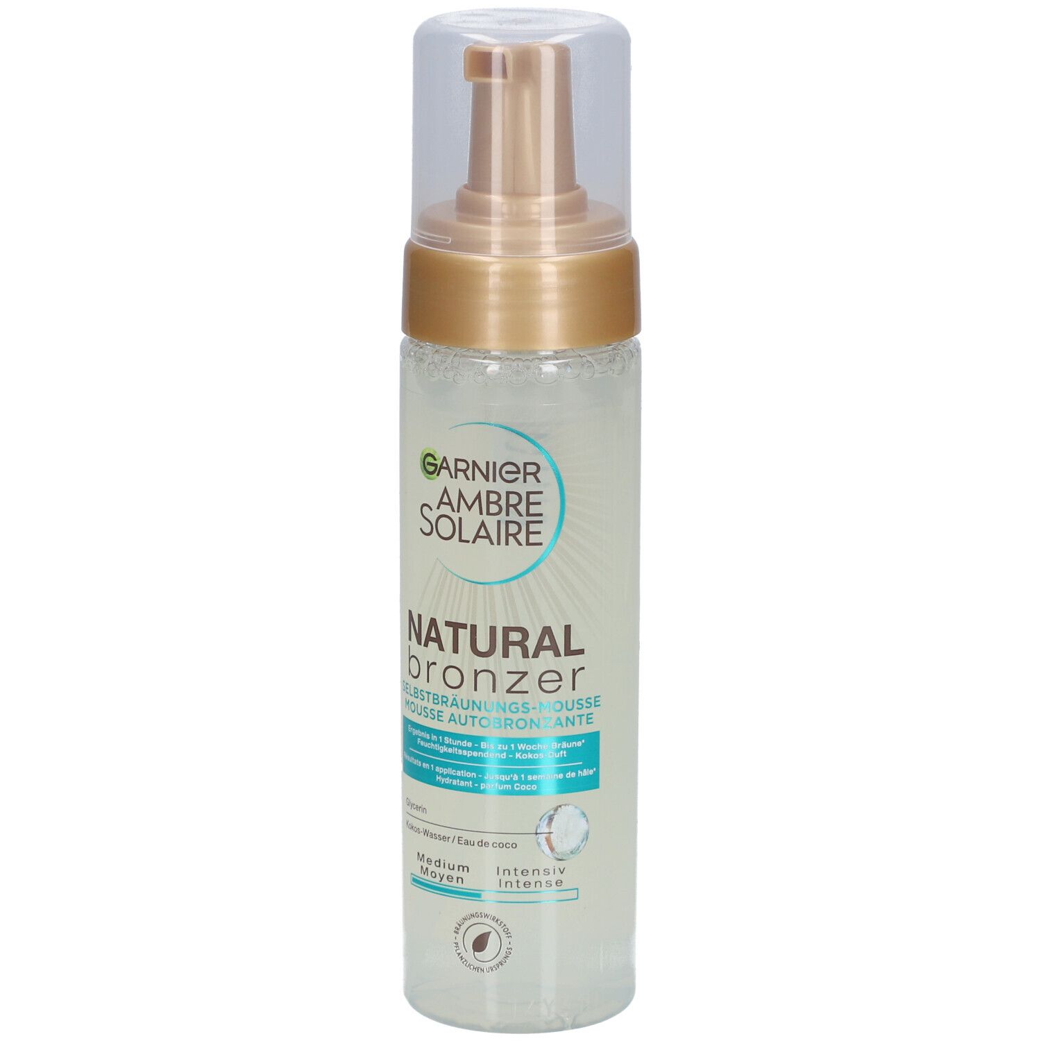 Garnier Mousse autobronzante, autobronzant traitant pour un bronzage naturel et sans taches