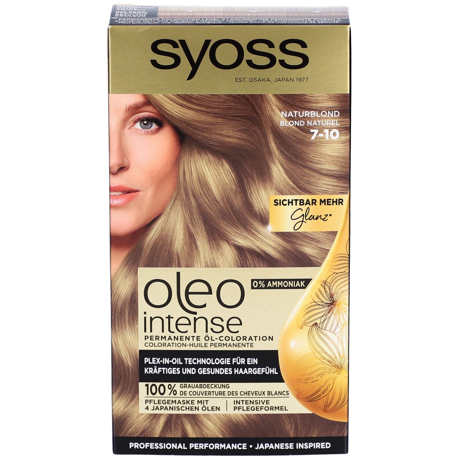 SYOSS Oleo Intense permanente kleuring 7-10 blond naturel