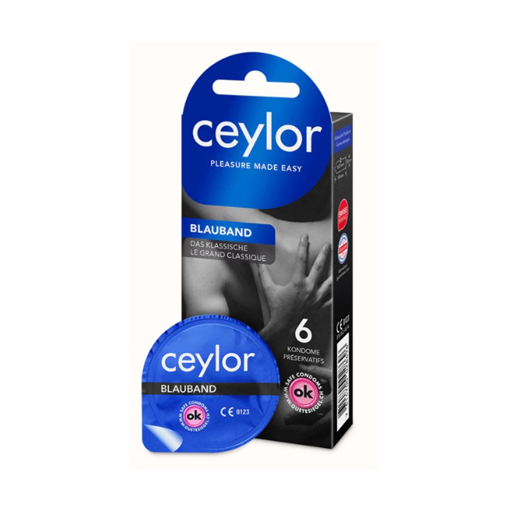 Ceylor Blauband Préservatifs classiques avec réservoir