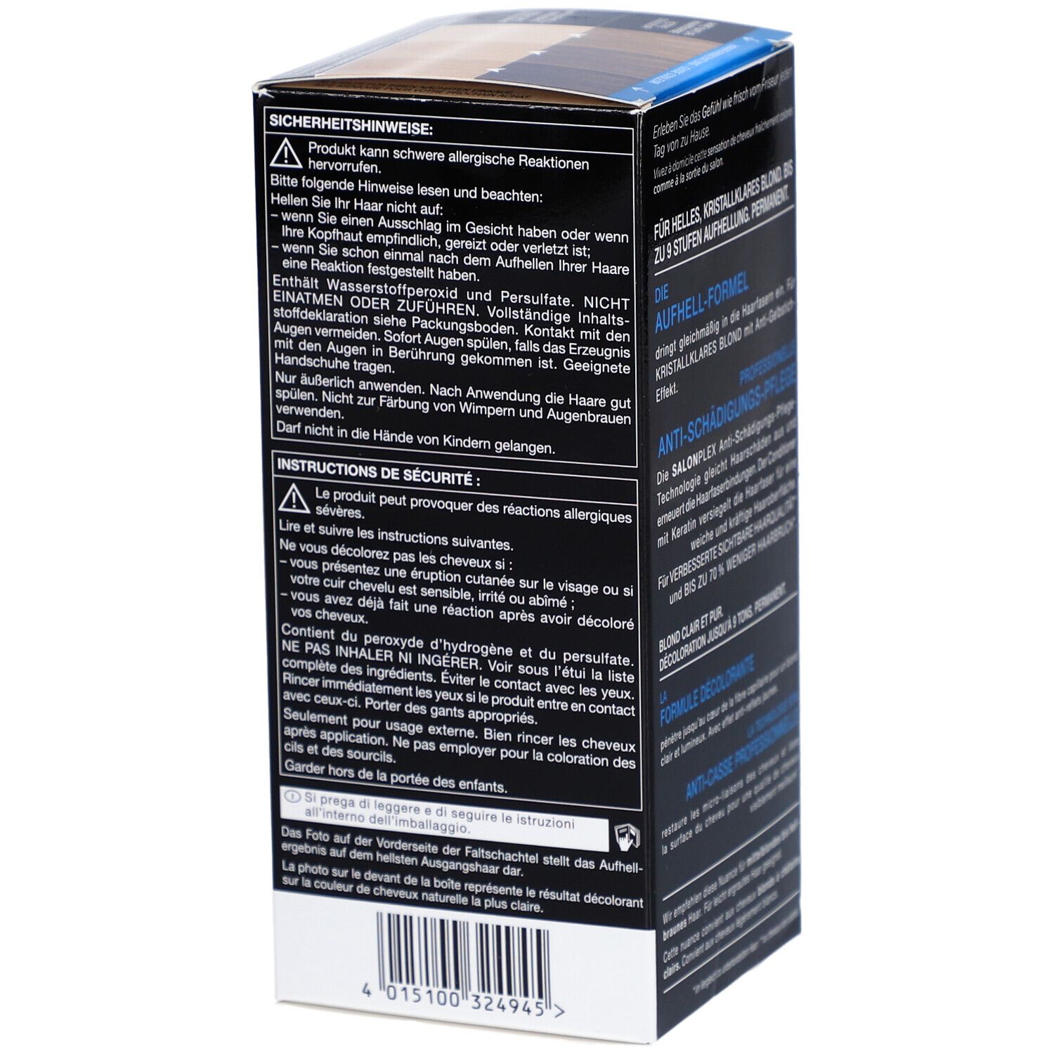 Syoss® Eclaircissant pour cheveux 13_5 Platin - Blond intense, froid, sans reflets jaunes