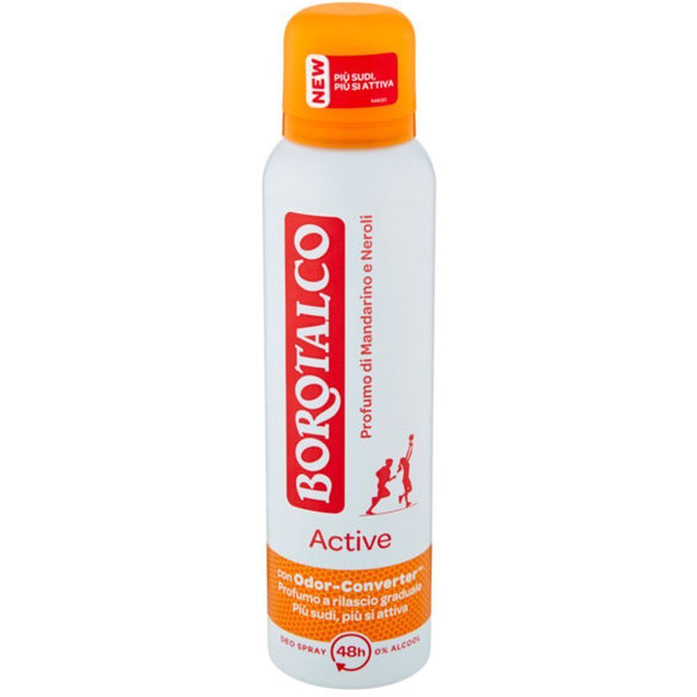 Borotalco Active Deodorant spray met Mandarijn en Neroli Fris