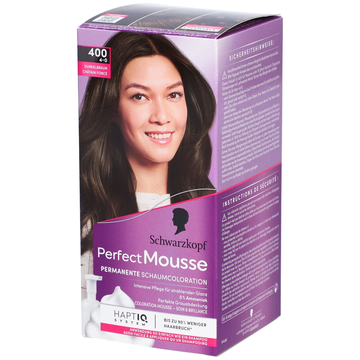 Schwarzkopf Perfect Mousse Kleurmousse 400 Donkerbruin