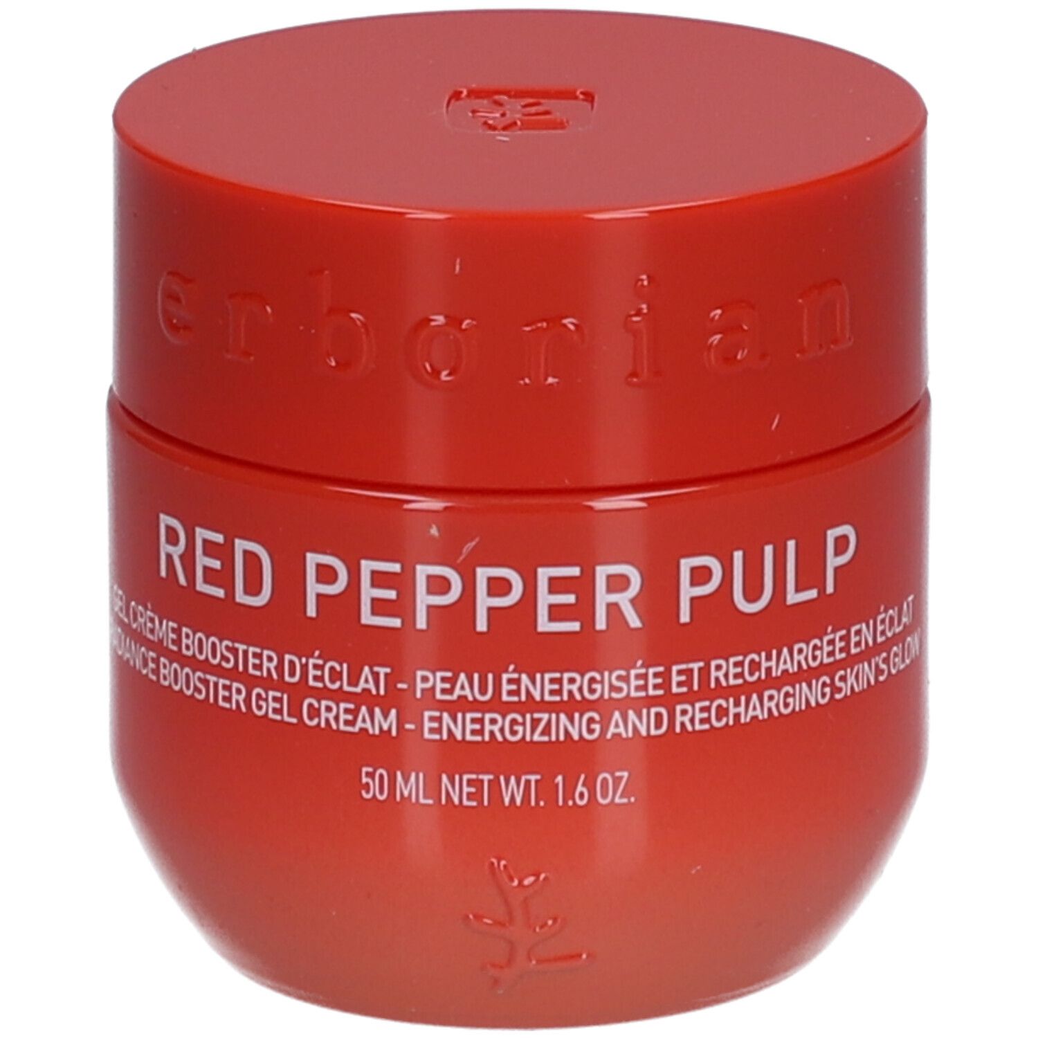 Pot rouge de crème pour le visage Erborian Red Pepper Pulp, 50 ml.