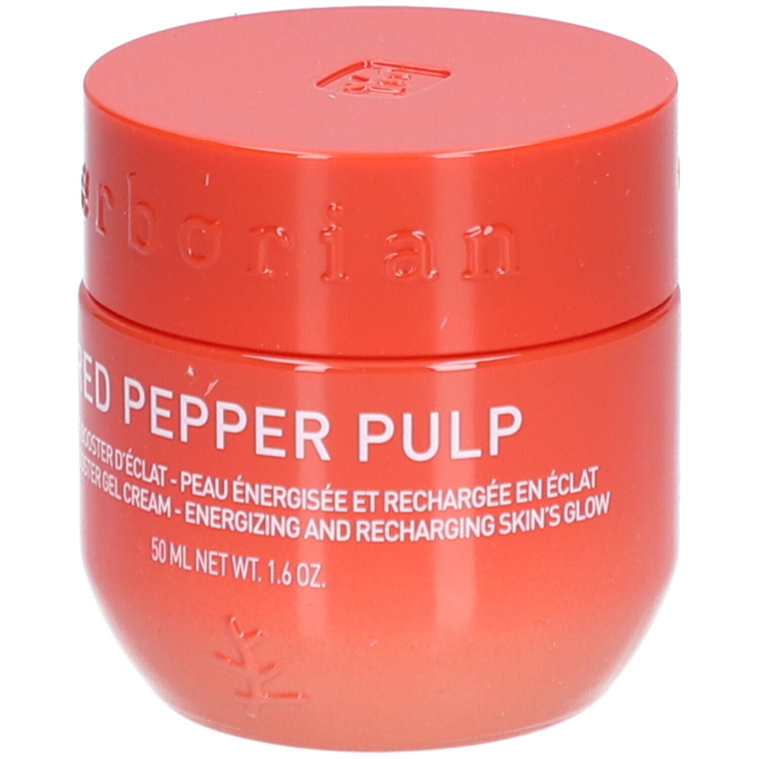 Pot rouge de crème pour le visage Erborian Red Pepper Pulp, 50 ml.