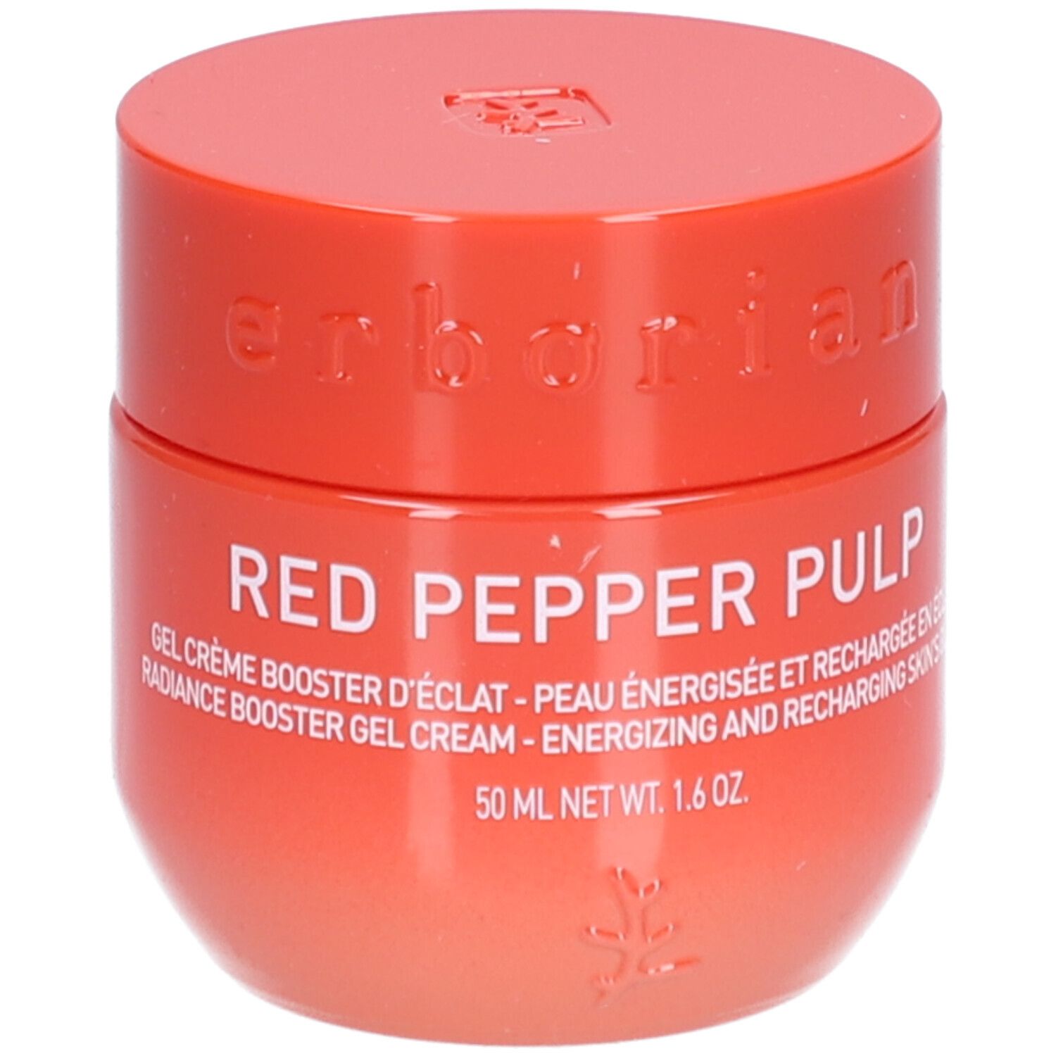 Pot rouge de crème pour le visage Erborian Red Pepper Pulp, 50 ml.