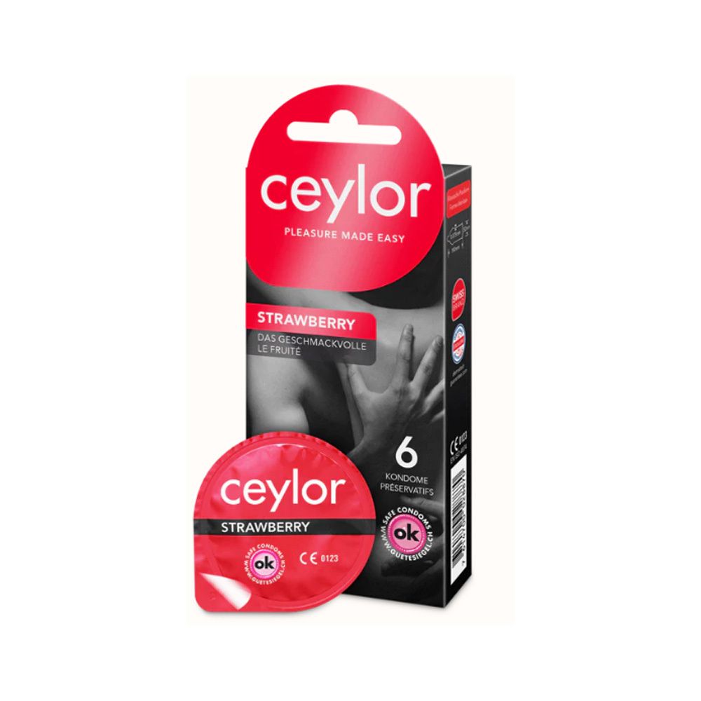 Ceylor Condoom met aardbeiensmaak