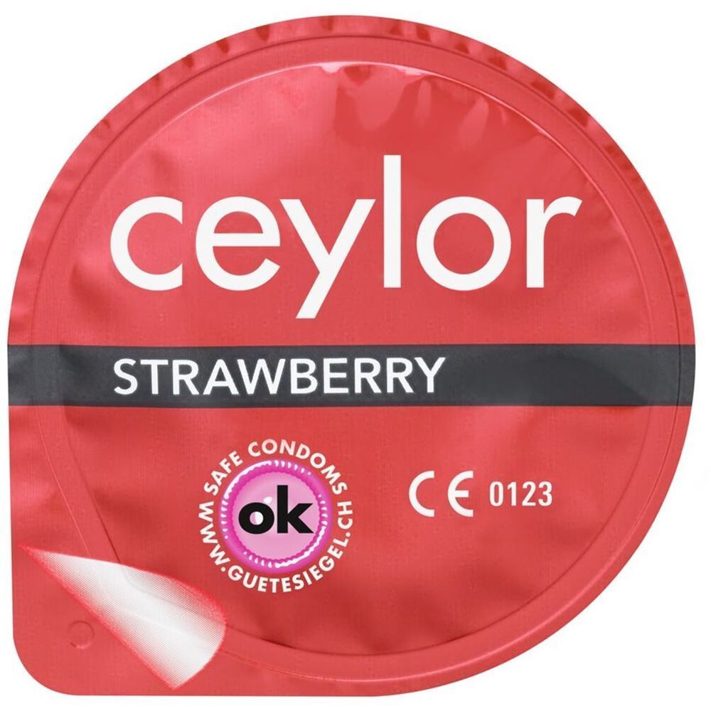Ceylor Condoom met aardbeiensmaak