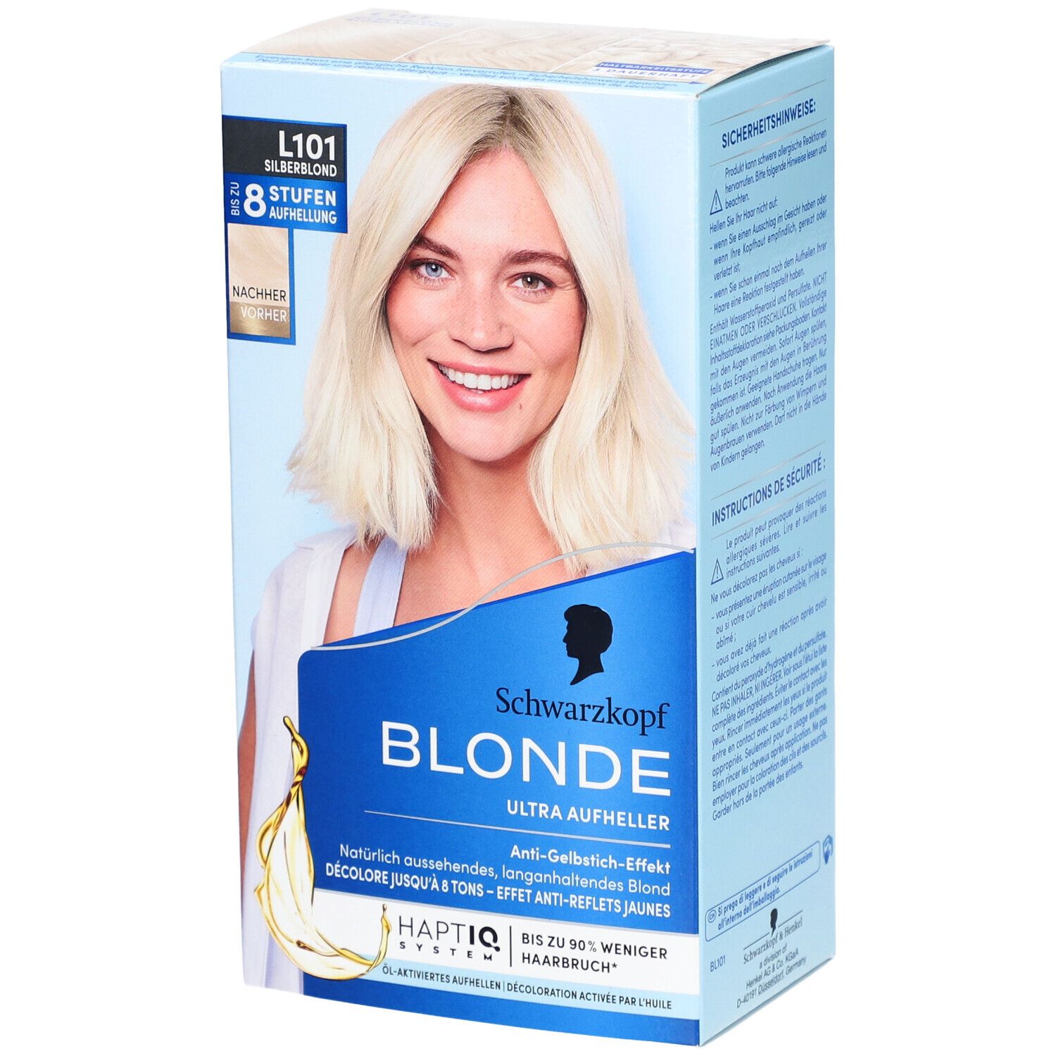 Schwarzkopf® Blonde L101 Permanente Zilverblonde Ontkleuringskit