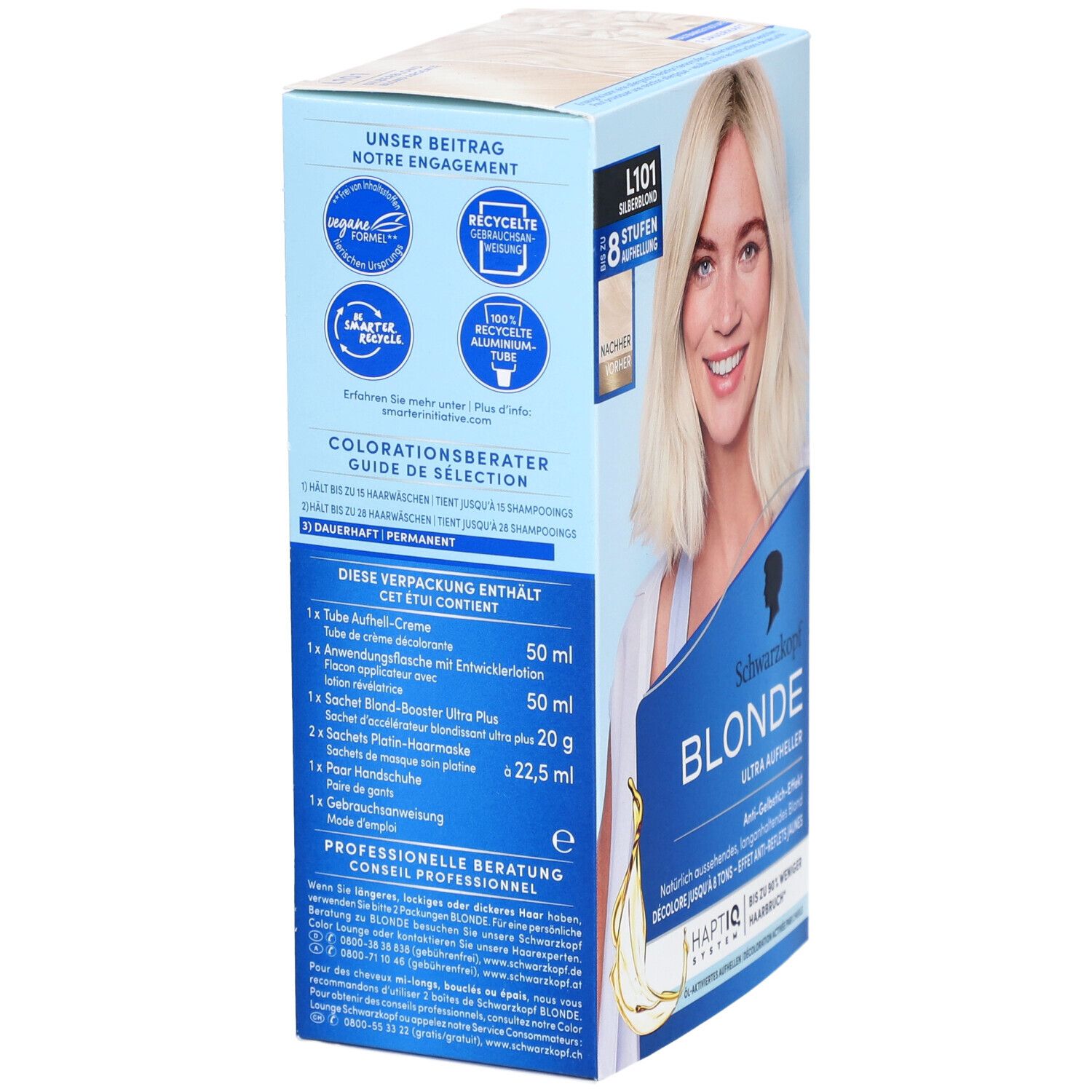Schwarzkopf® Blonde L101 Permanente Zilverblonde Ontkleuringskit