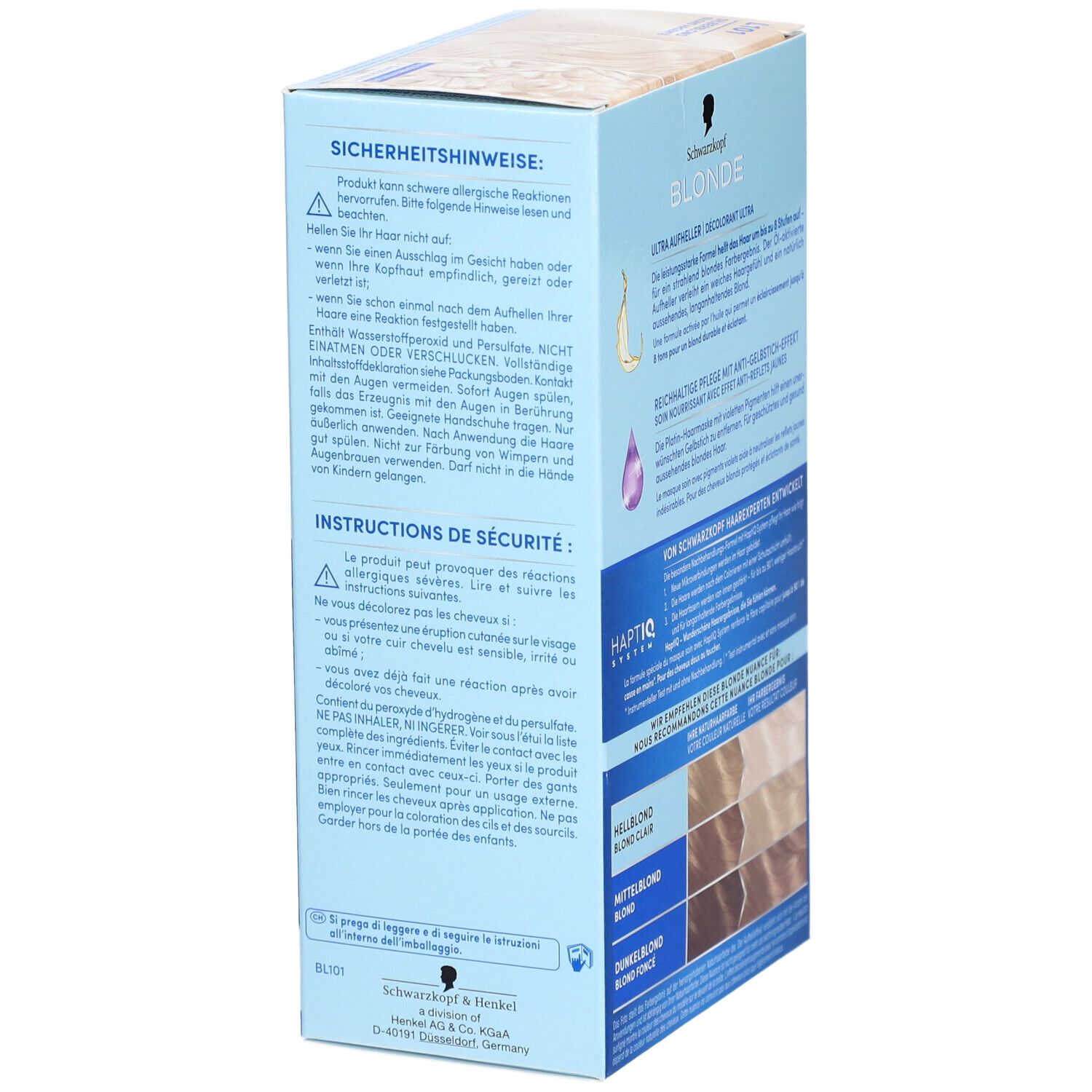 Schwarzkopf® Blonde L101 Permanente Zilverblonde Ontkleuringskit
