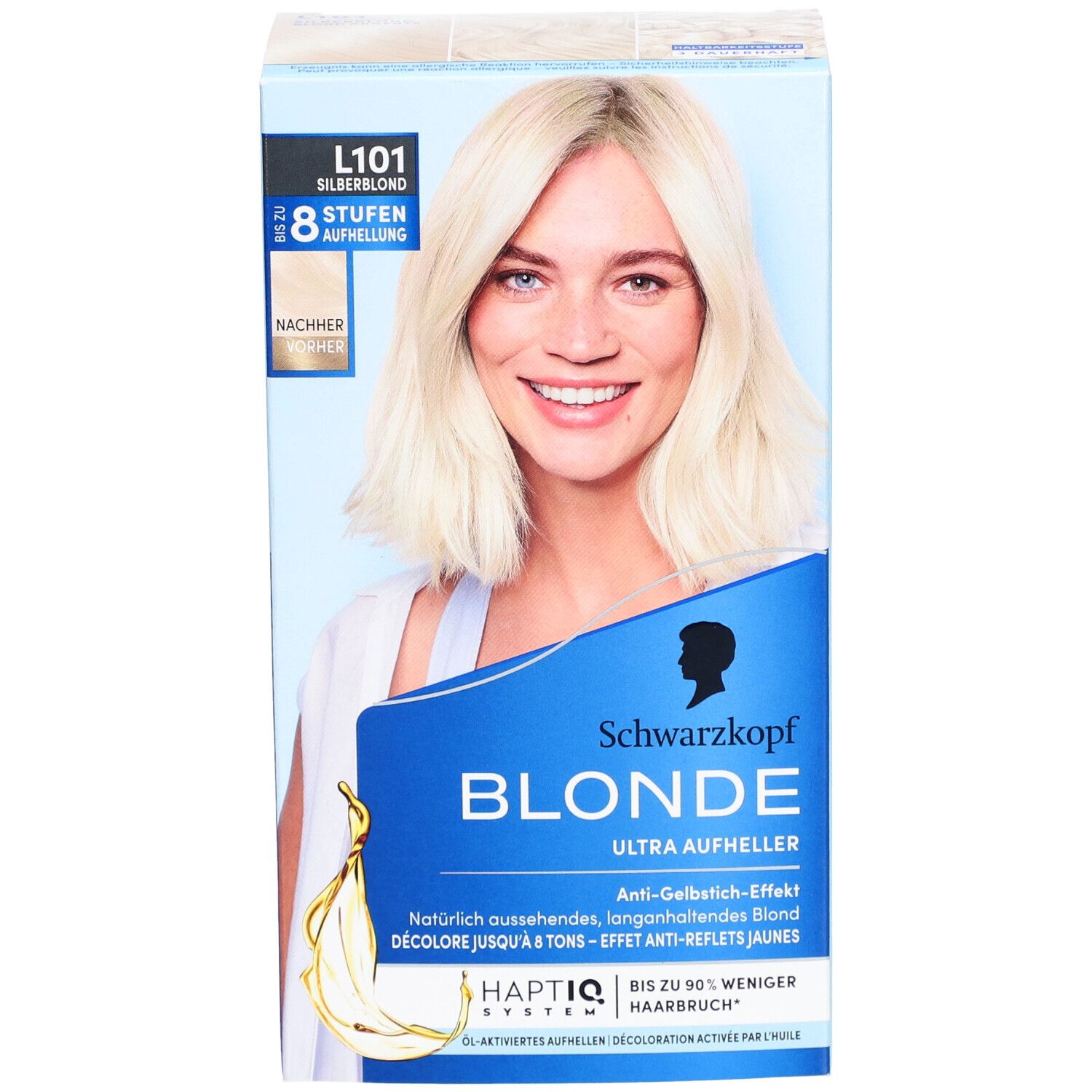Schwarzkopf® Blonde L101 Permanente Zilverblonde Ontkleuringskit